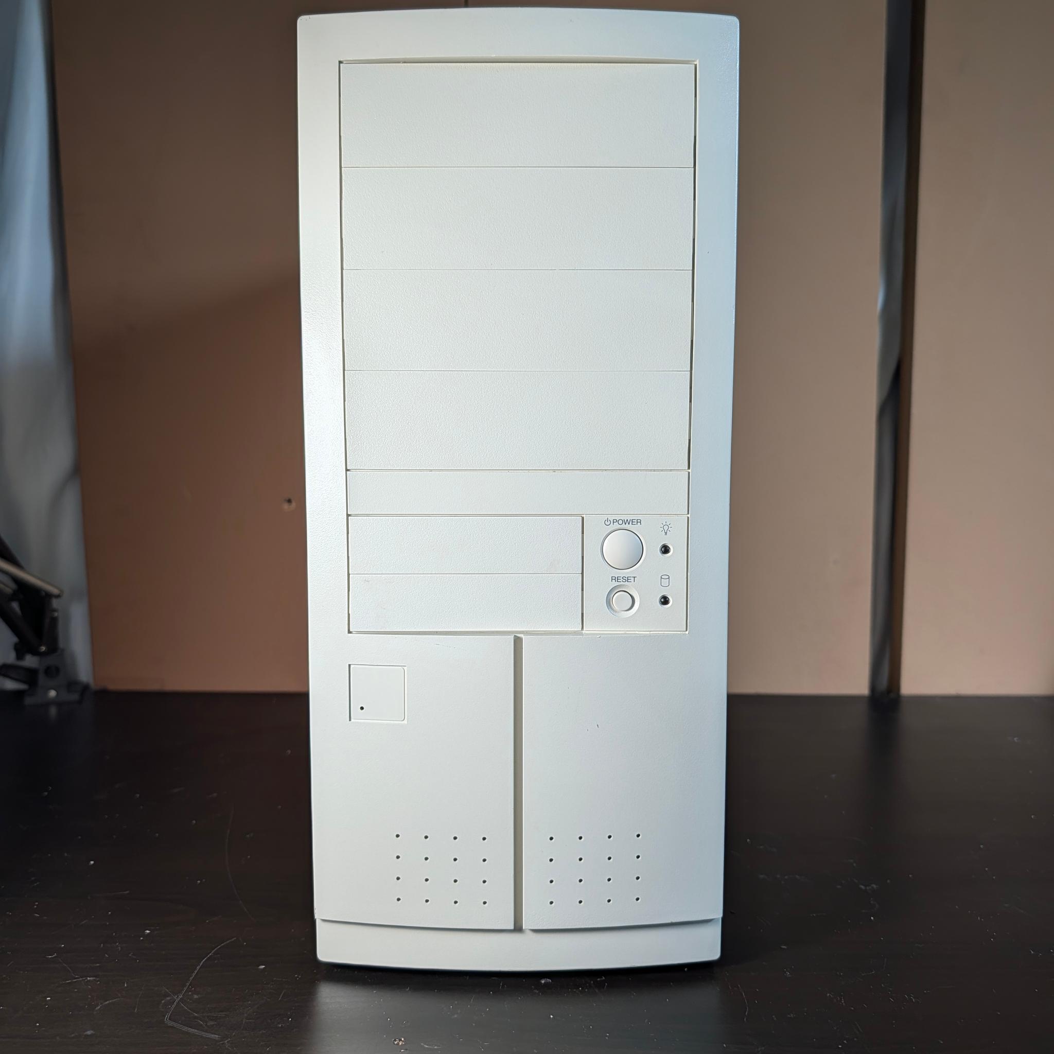 Enlight EN-7237 Vintage ATX Tower PC Case Retro Beige Sleeper