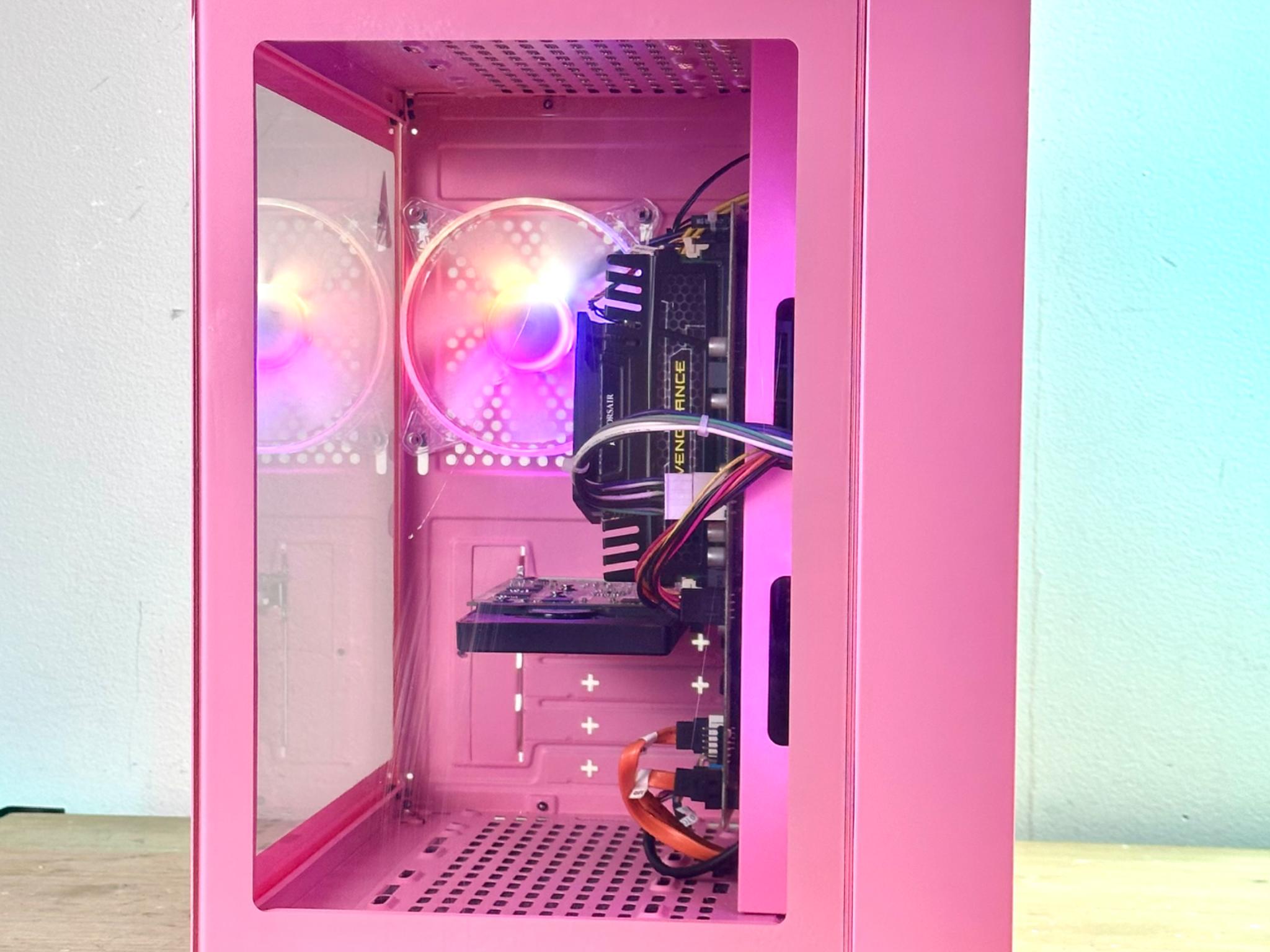🌸 PINK Budget Gaming PC Custom Desktop 🌸- Intel i7, 32GB RAM, SSD+1TB, NVIDIA GTX 1660 Super 6GB