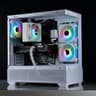 Powerful White Gaming PC – RTX 5060, Ryzen 5 5600X, 32GB, 1TB SSD - RGB, WiFi, BlueTooth