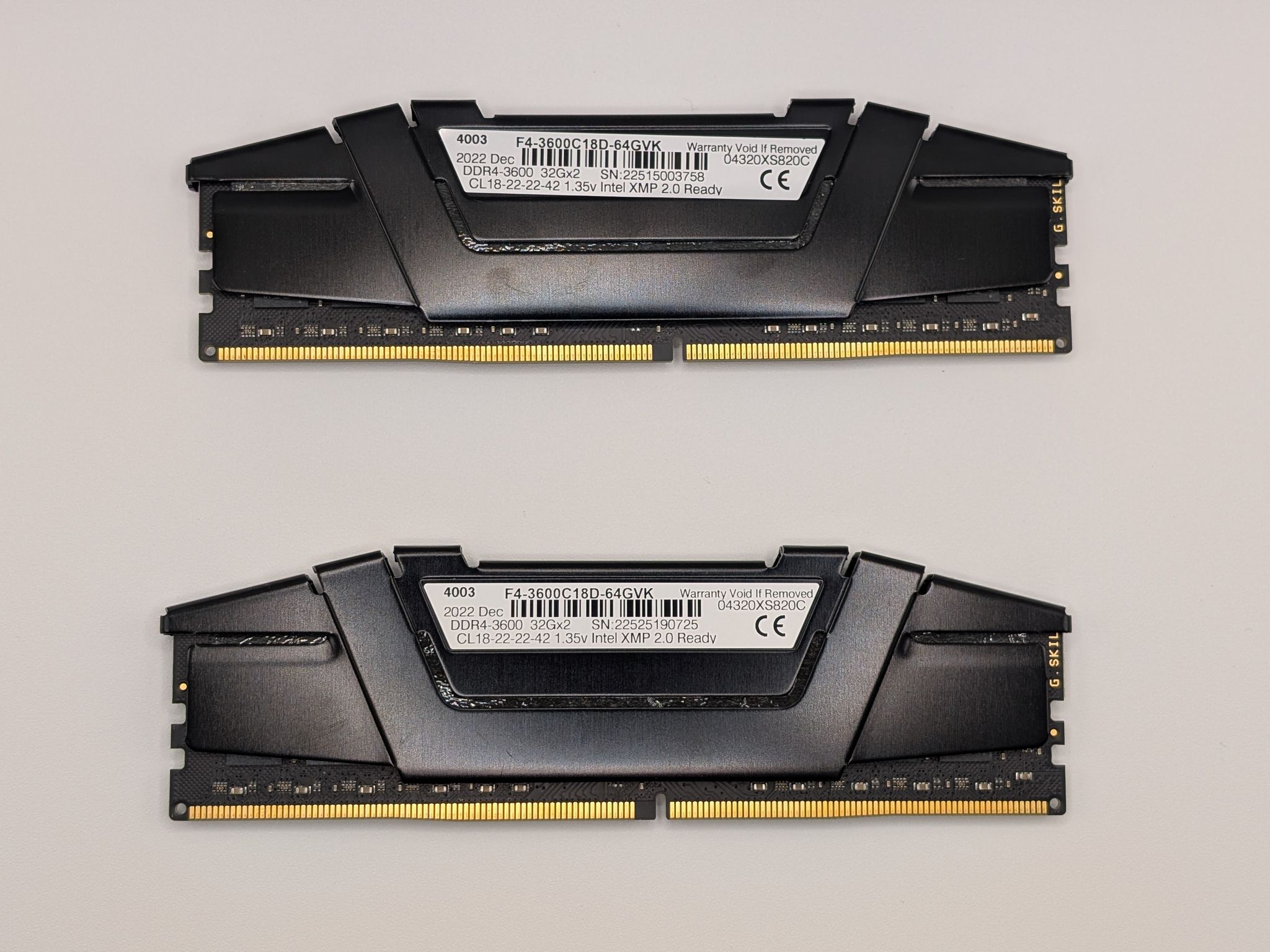 G.SKILL 64GB DDR4 (2x32GB) Dual-Channel RAM