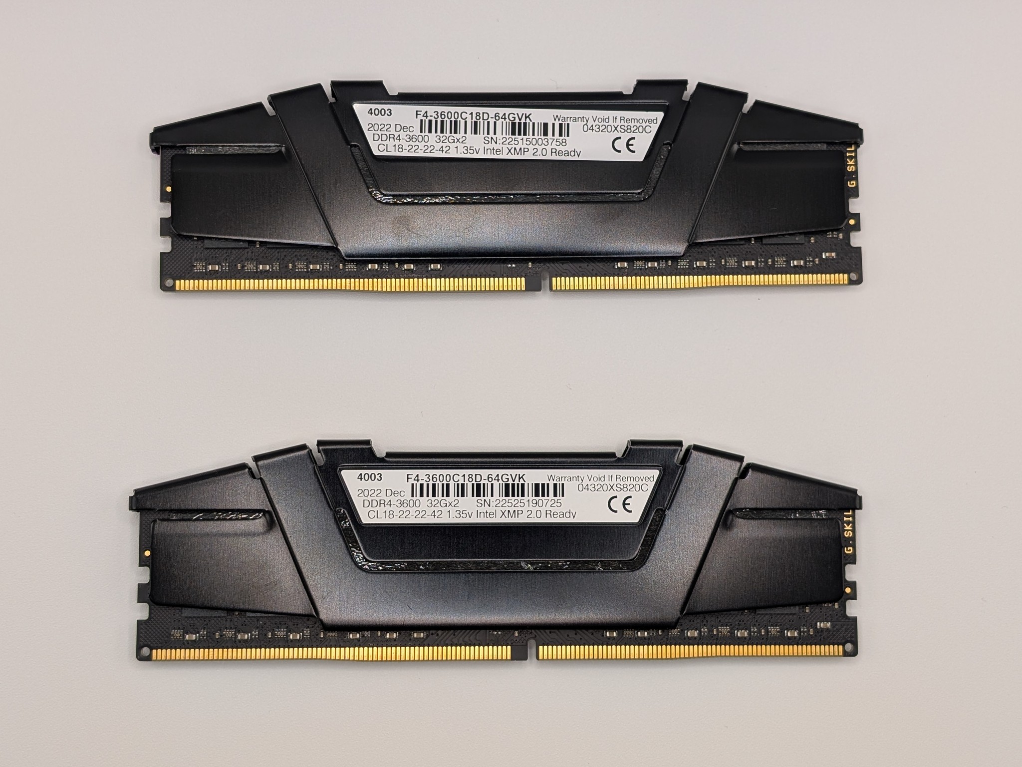 G.SKILL 64GB DDR4 (2x32GB) Dual-Channel RAM