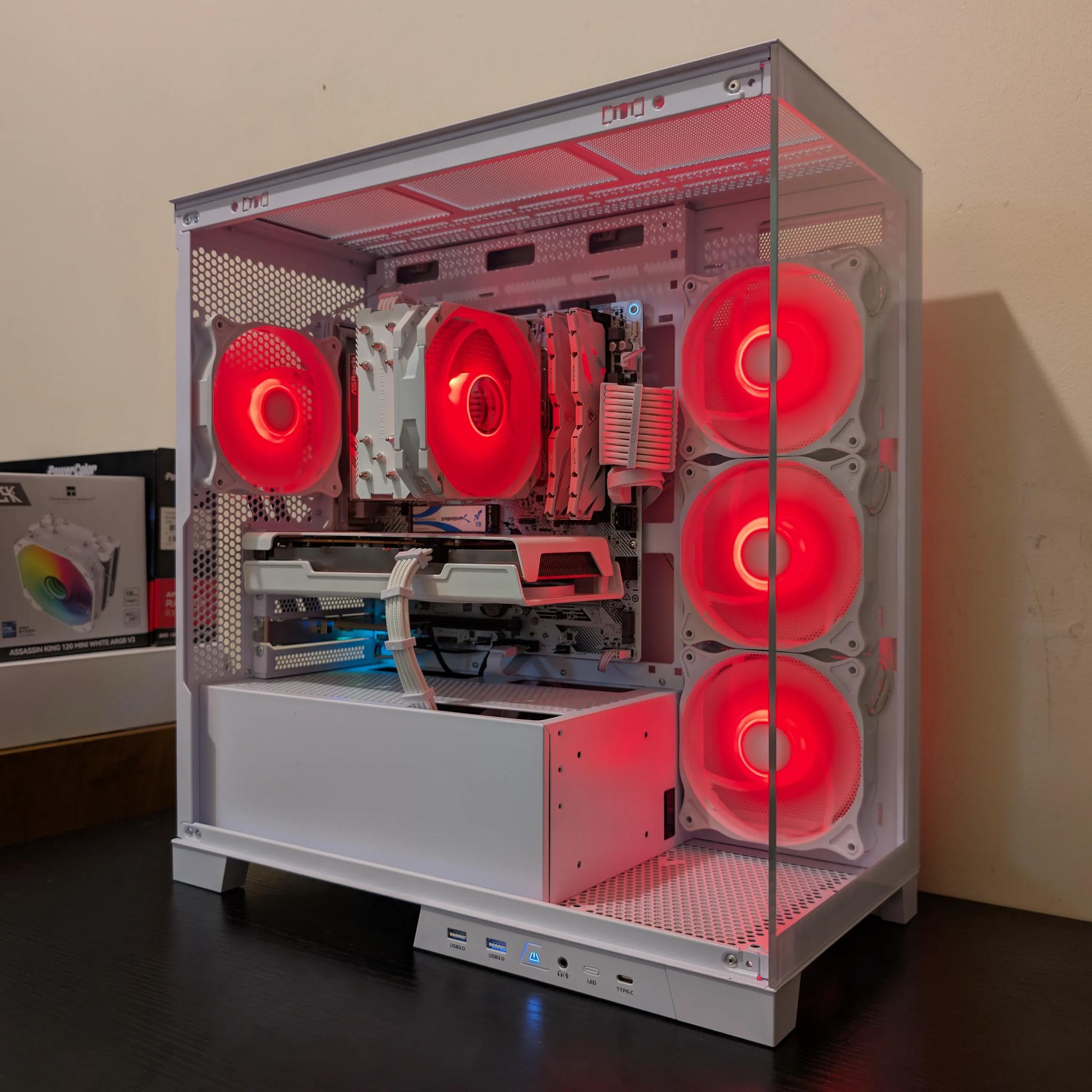 🐻‍❄️ White Gaming PC | RX 6600 | Ryzen 5 3600 | 1TB SSD | 32GB RAM | WiFi 6 & Bluetooth 🐻‍❄️