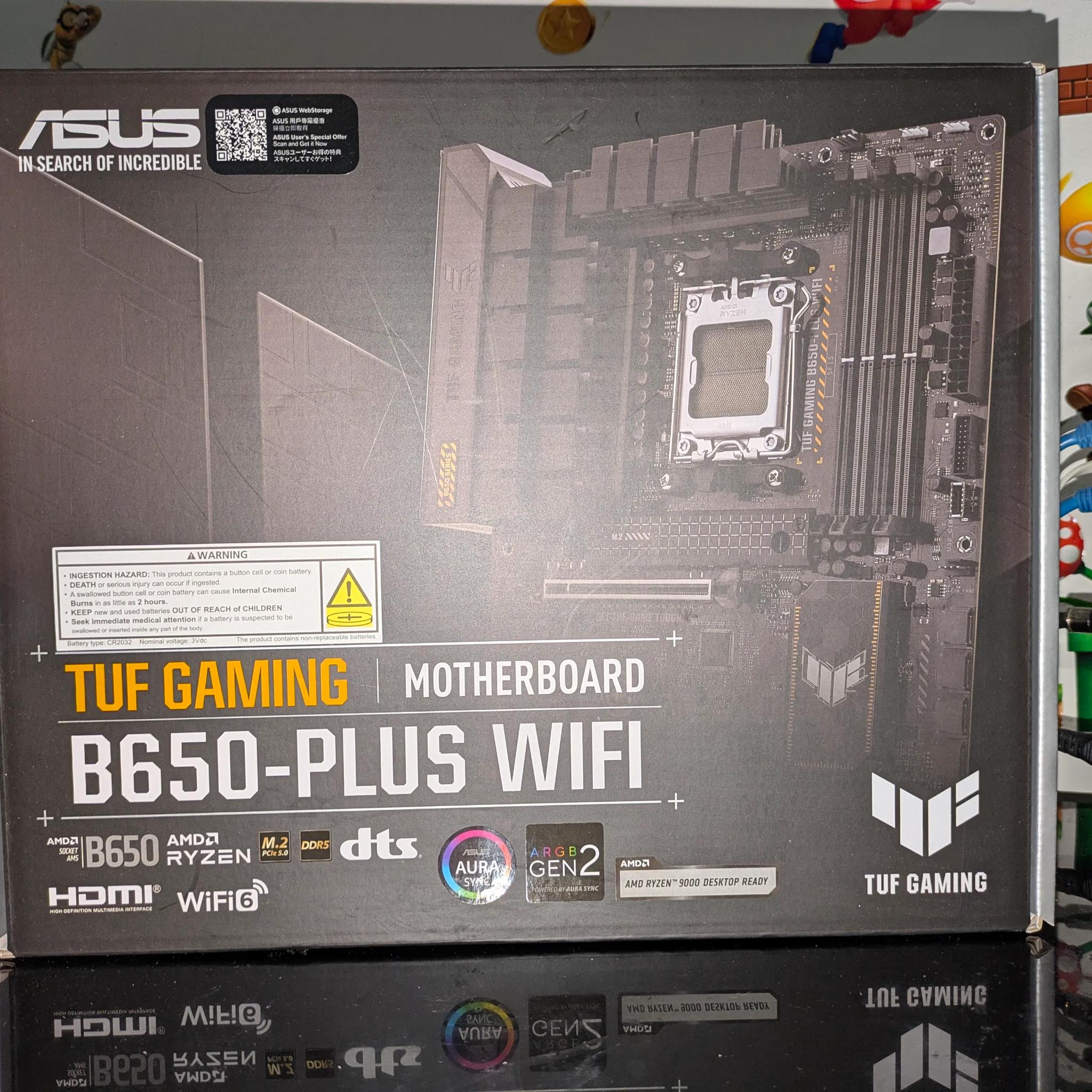 BNIB! On Sale! ASUS TUF Gaming B650-Plus|AMD Ryzen 7 7700X processor|32GB DDR5-6000 CL36 BNIB!