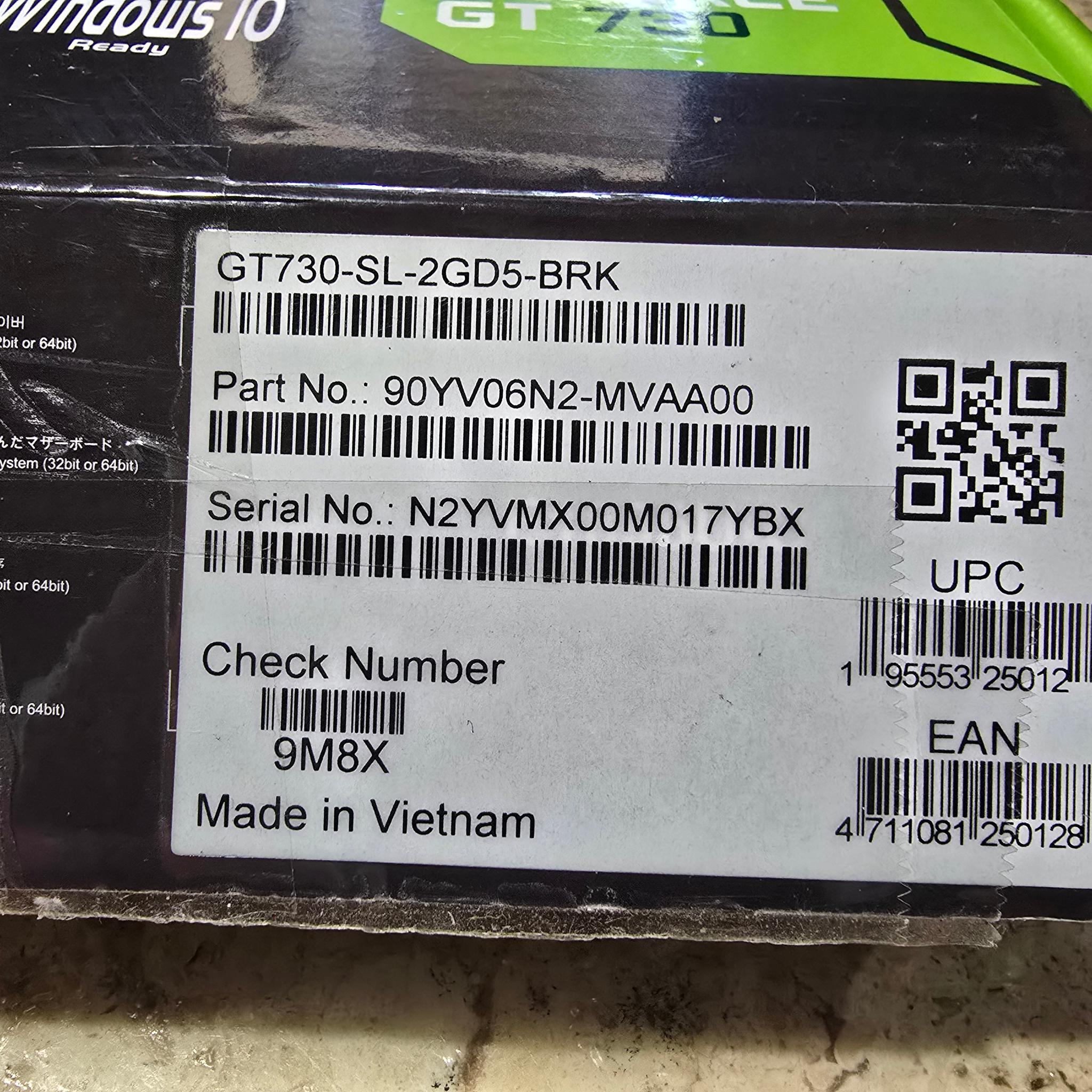 ASUS GeForce GT 730 2GB GDDR5 low profile graphics card silent HTPC build