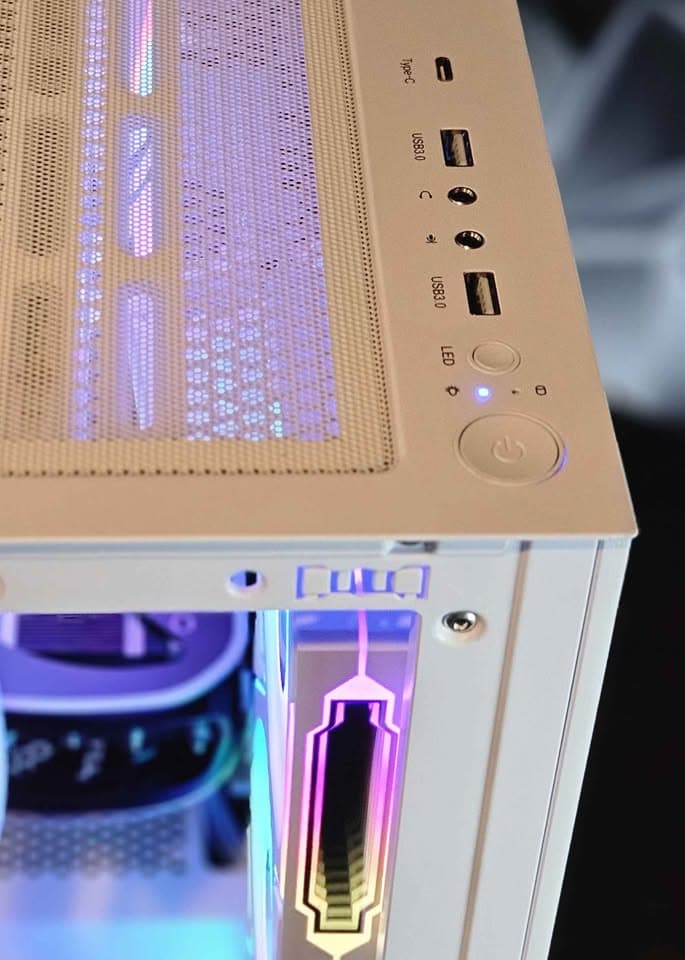 ⚪👻Ghost 👻⚪ Gaming PC (Ryzen 7 + RTX 4070 TI)