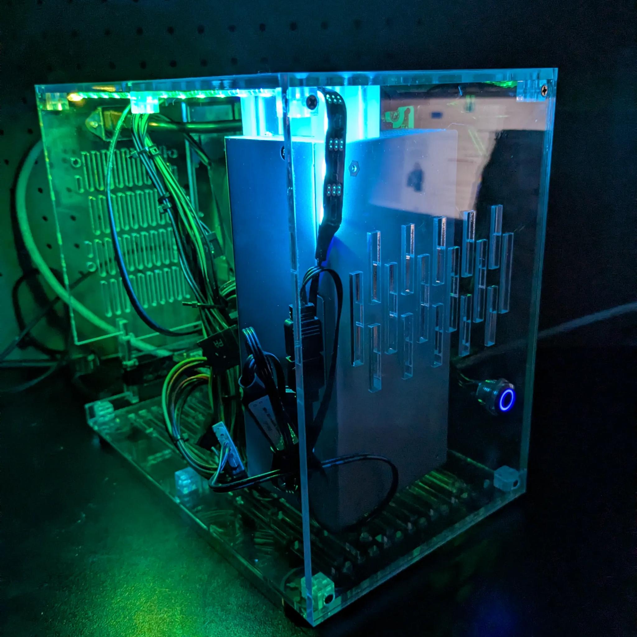 90 FPS Fortnite | 180 Day Warranty | See-Through Case, i5-4590T, 16GB RAM, 4GB GPU, 512GB SSD, Win10