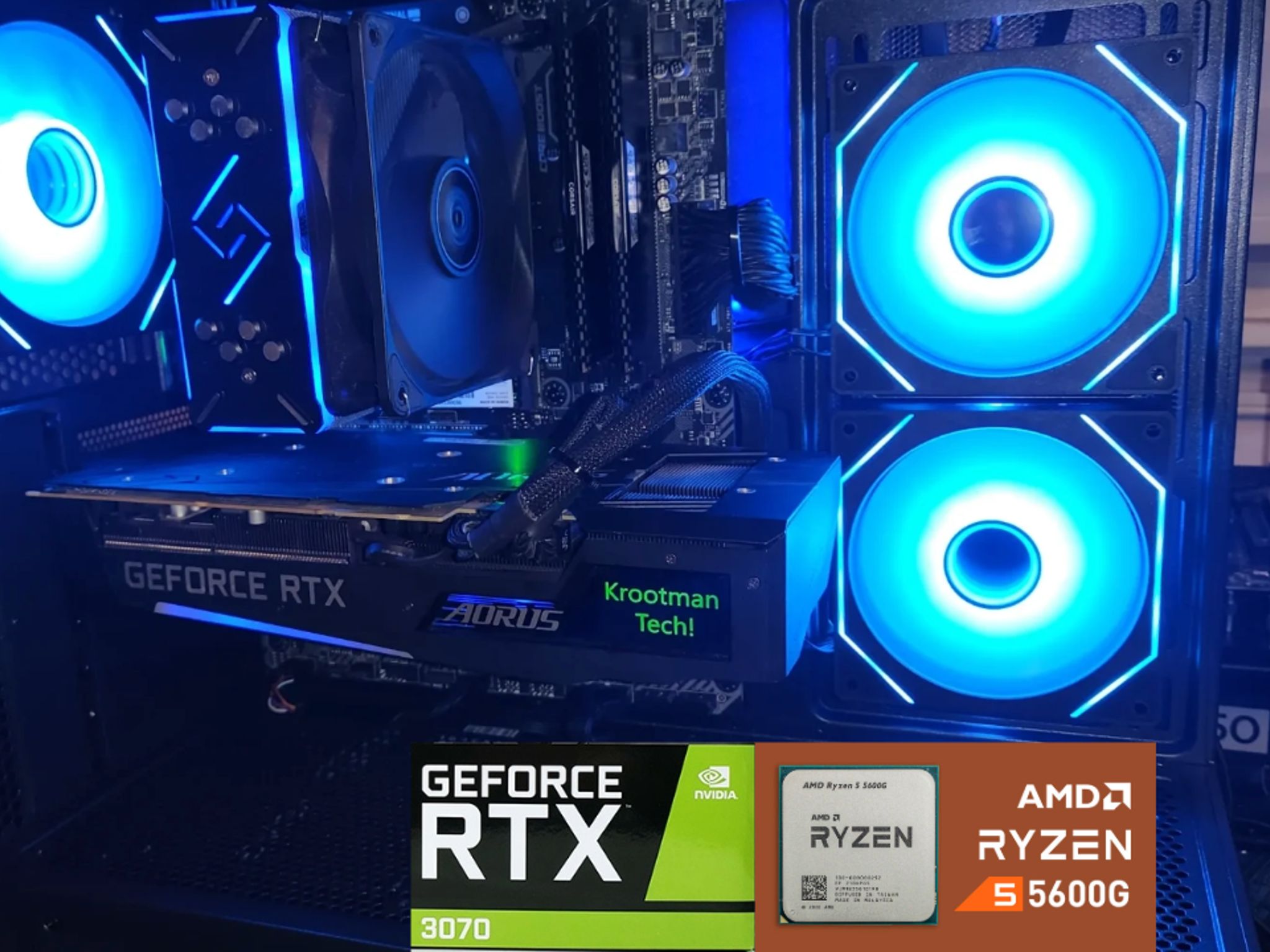 1440p Custom gaming/streaming pc with an RTX 3070!