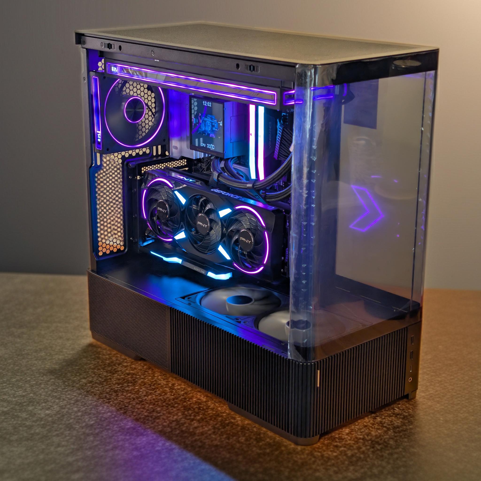 🔵🟣 Vapor 🟣🔵 Ryzen 7 9700x | RTX 5070 Epic-X ARGB OC | 32GB DDR5 | 1TB SSD