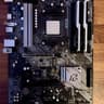 CPU + Mobo + RAM | AMD Ryzen 5 5500, ASRock B550 Phantom Gaming 4, 16GB DDR4, AMD Wraith Stealth