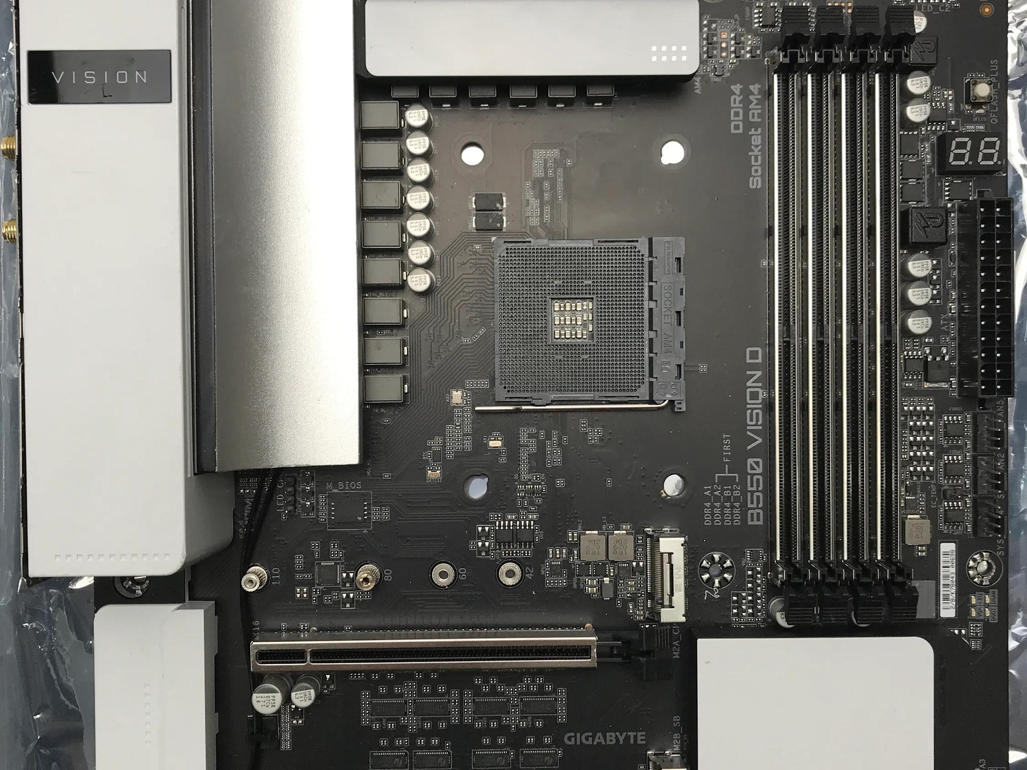 GIGABYTE B550 Vision D AM4, AMD Motherboard | Tested & works