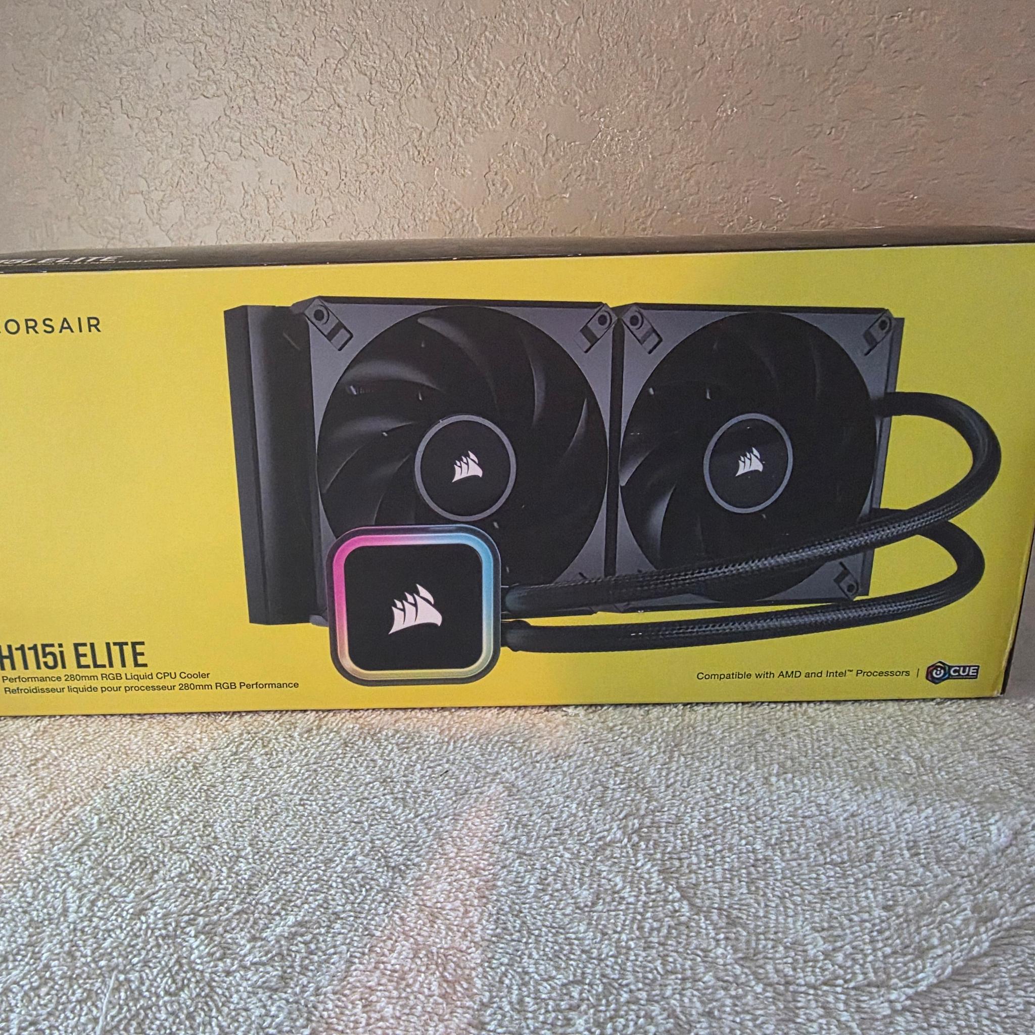 Corsair iCUE H115i RGB Elite Liquid CPU Cooler 280mm