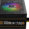 GAMDIAS RGB Gaming Power Supply 750W 80 Plus Bronze Kratos M1-750B