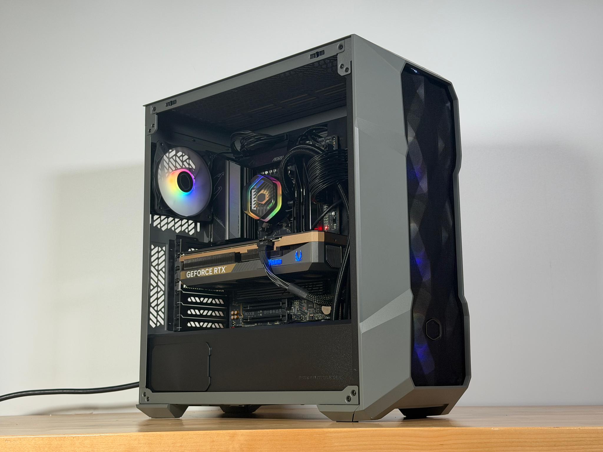 RTX 5080 Ryzen 7 9800x3d Gaming PC with 64gb DDR5 and 4TB NVME SSD