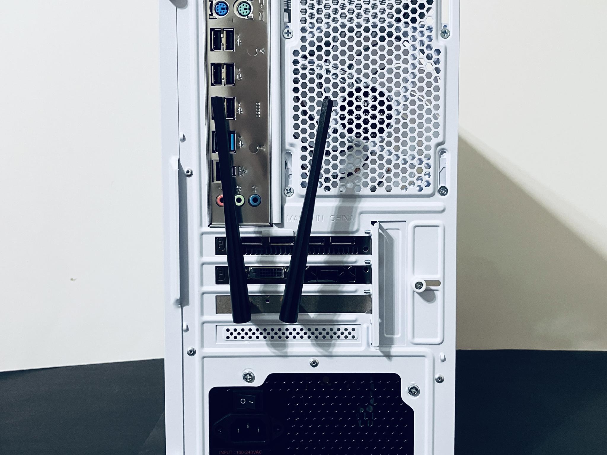 ⚡Budget White Gaming PC - Intel Xeon 8-cores ● 16GB RAM ● 512GB SSD ● AMD RX 580 8GB