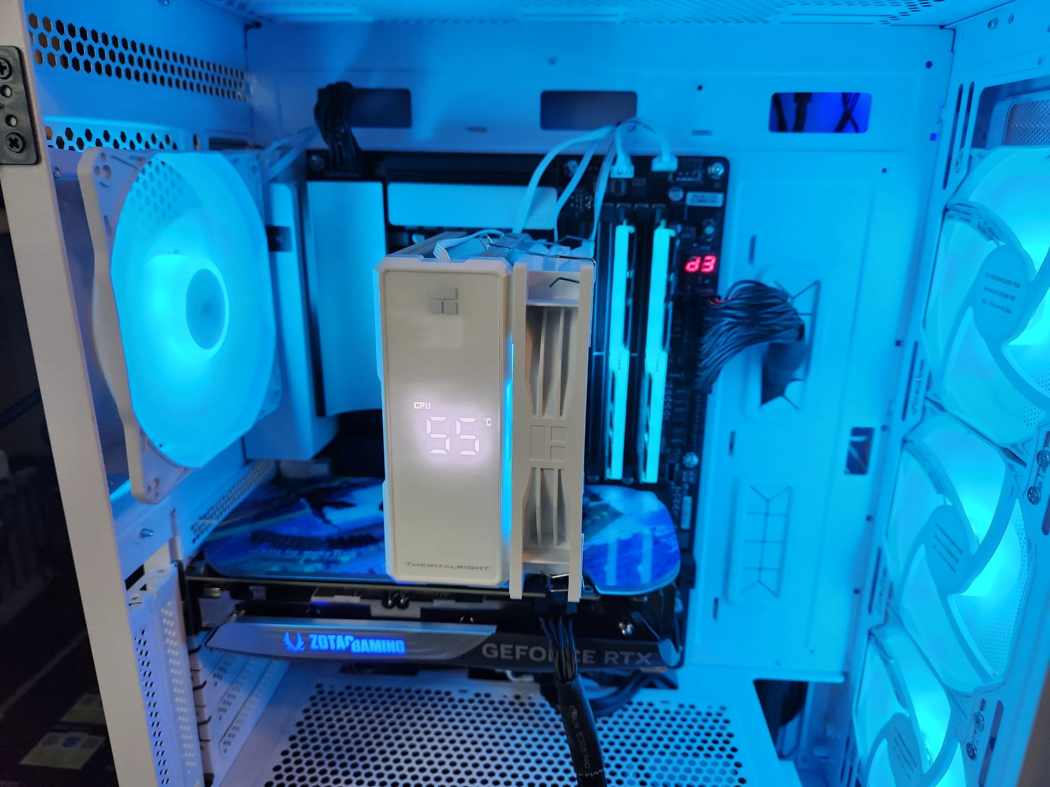 1440p WHITE 40 series Spiderman gaming pc featuring an RTX 4060 ti!