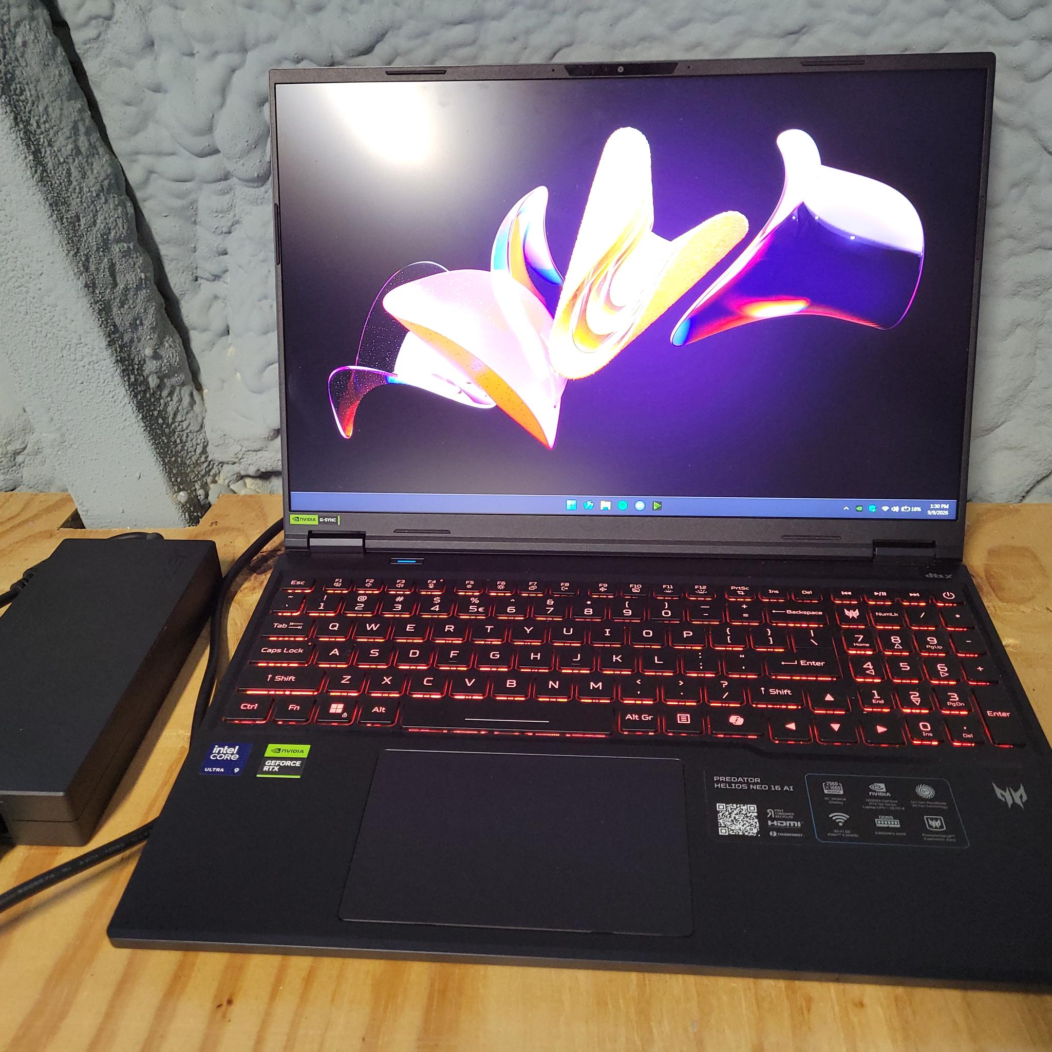 Acer Predator Helios Neo 16 AI (2025) Gaming Laptop + Cooling Pad