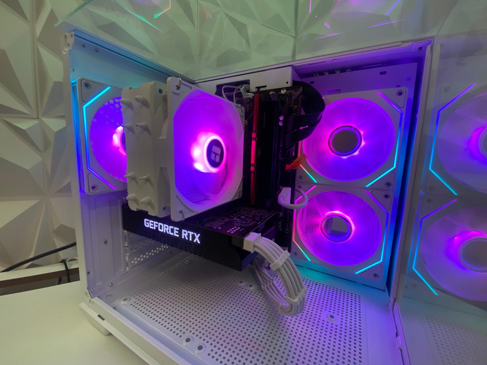 🎅🎅 White Elite Build – intel i5 8500 + RTX 2060 6GB | 1080P/1440P High FPS Ready