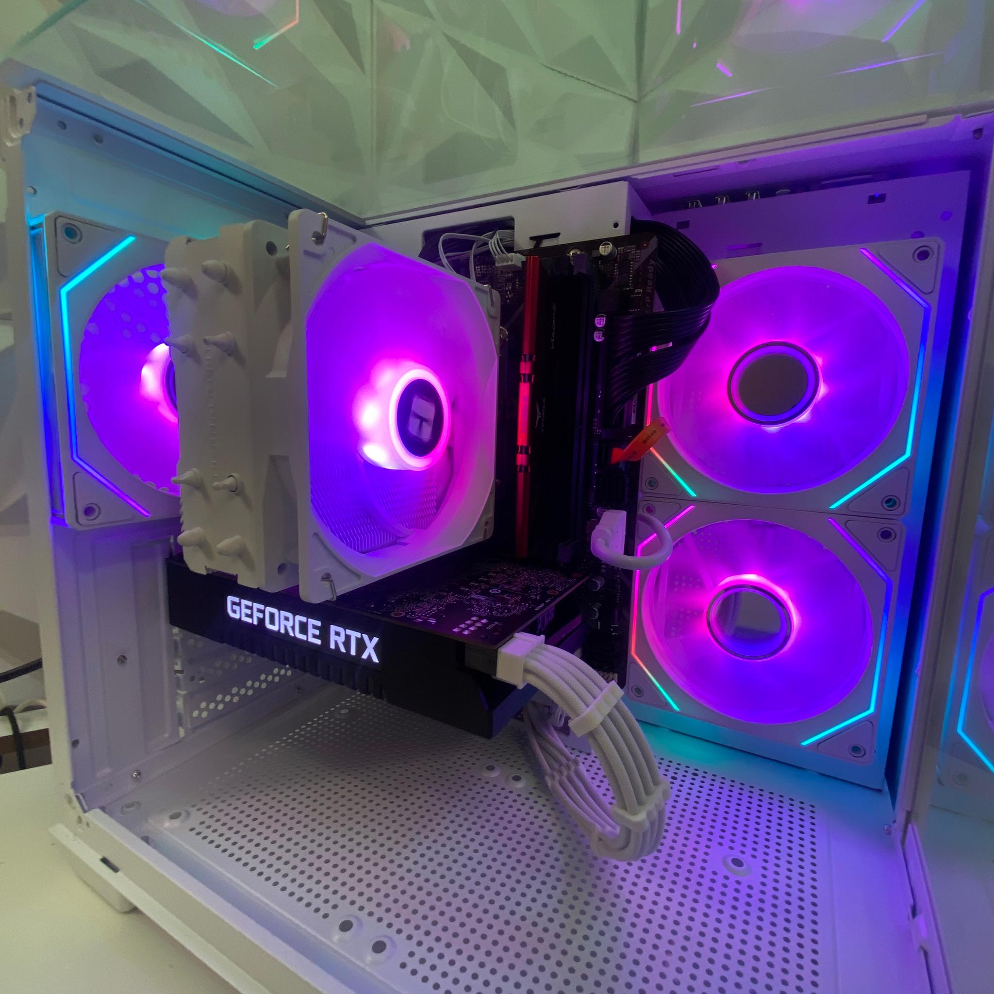🎅🎅 White Elite Build – intel i5 8500 + RTX 2060 6GB | 1080P/1440P High FPS Ready