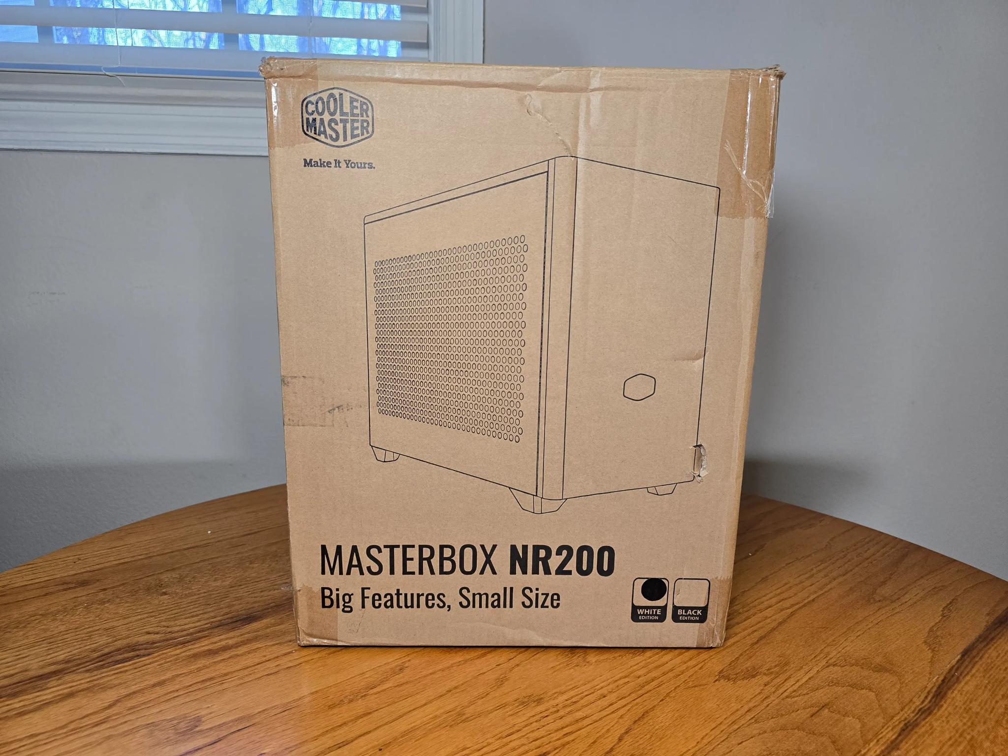 Cooler Master MasterBox NR200 Mini ITX White Desktop Case *Includes 2 Fans!!*