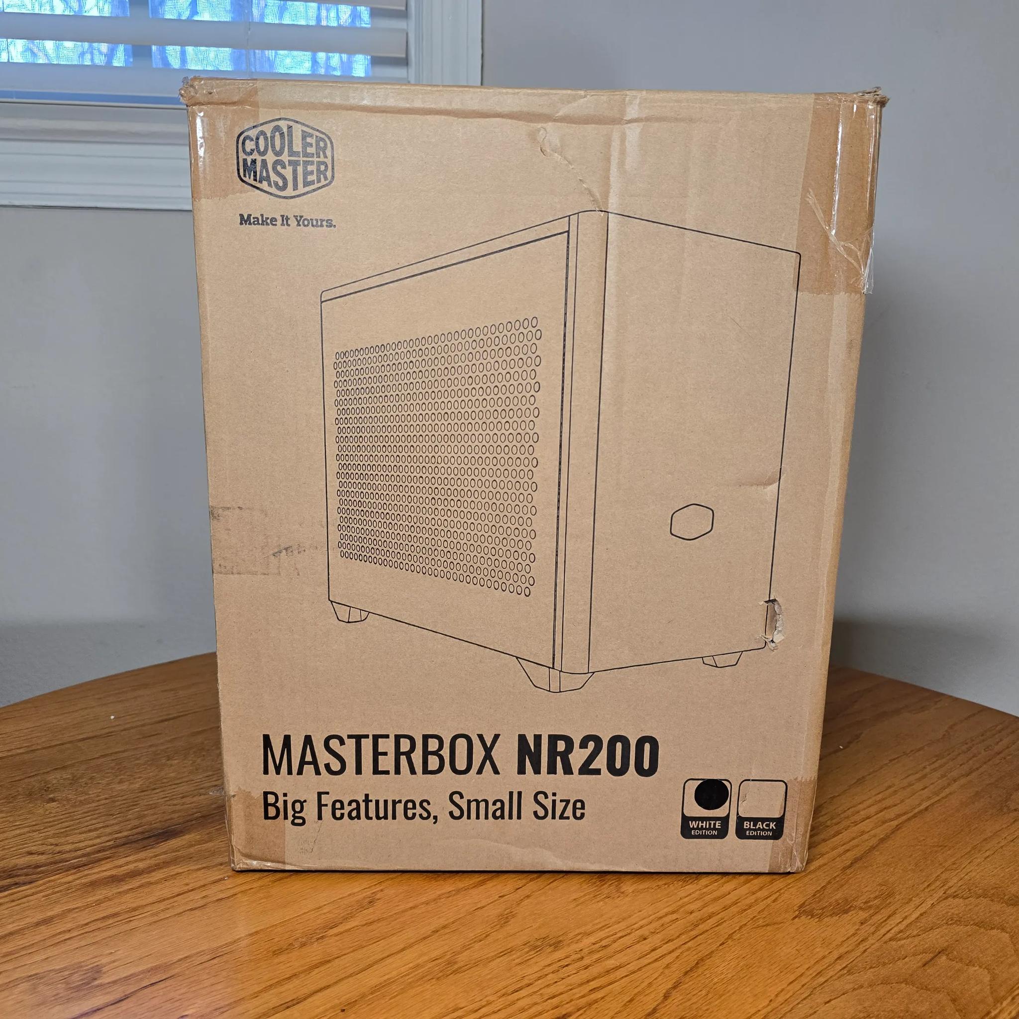 Cooler Master MasterBox NR200 Mini ITX White Desktop Case *Includes 2 Fans!!*
