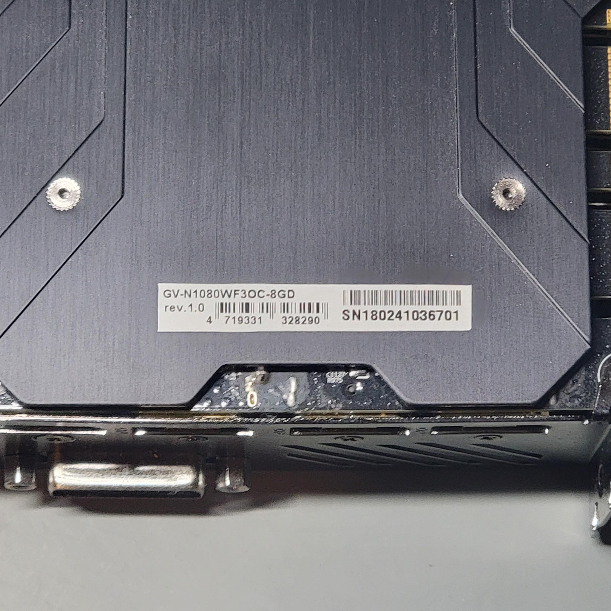 GIGABYTE NVIDIA GeForce GTX 1080 8GB GDDR5X Graphics Card (06G-P4-2066-KR)