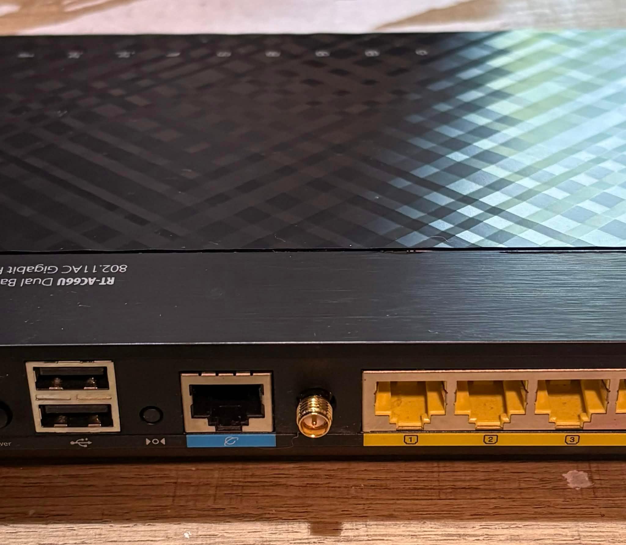 ASUS RT-AC66U Dual Band AC1750 Gigabit WiFi Router | Power Adapter & Antennas Included (ED)