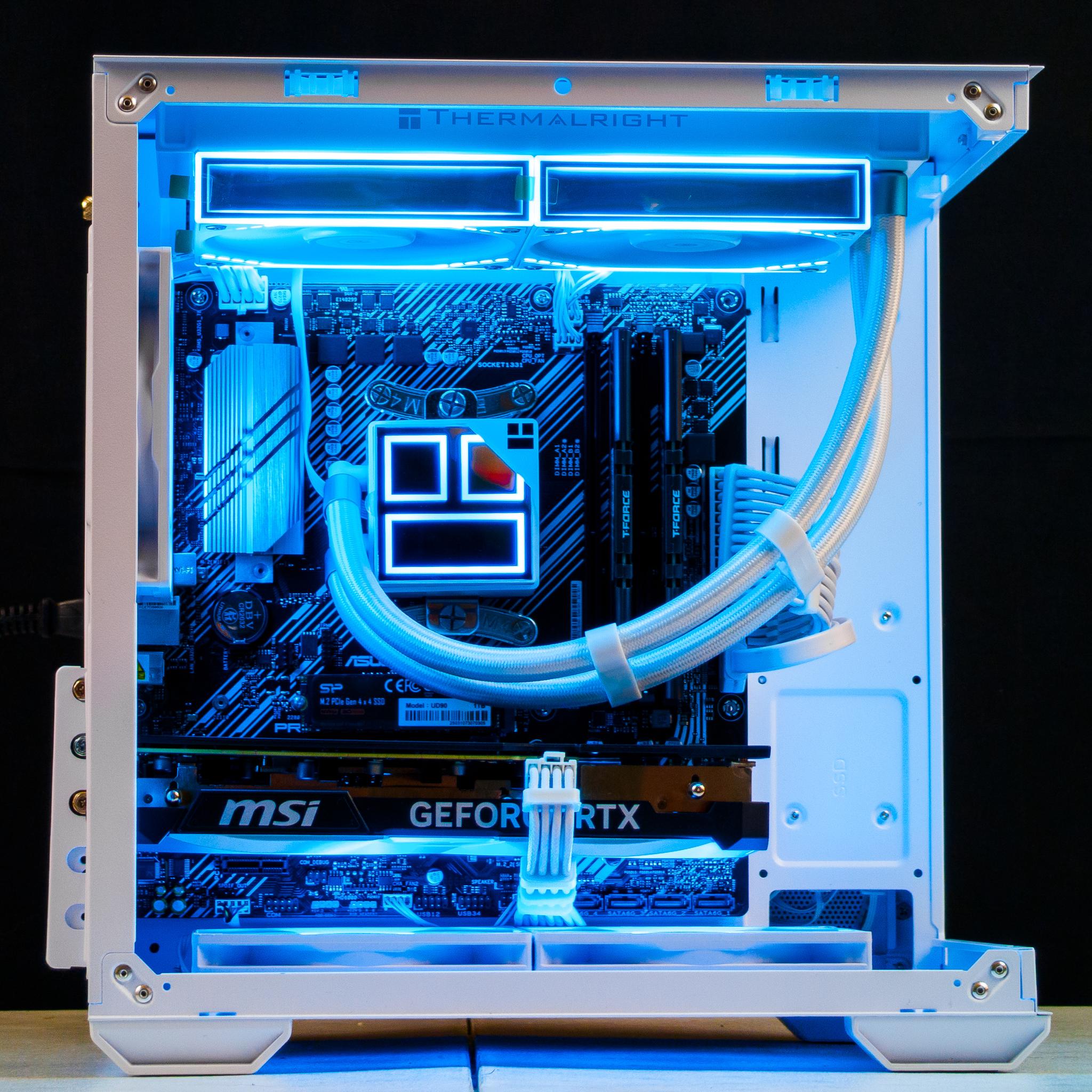 🤍🖤 RTX 4070 / Ryzen 7 5800X / 32GB Gaming PC 🖤🤍