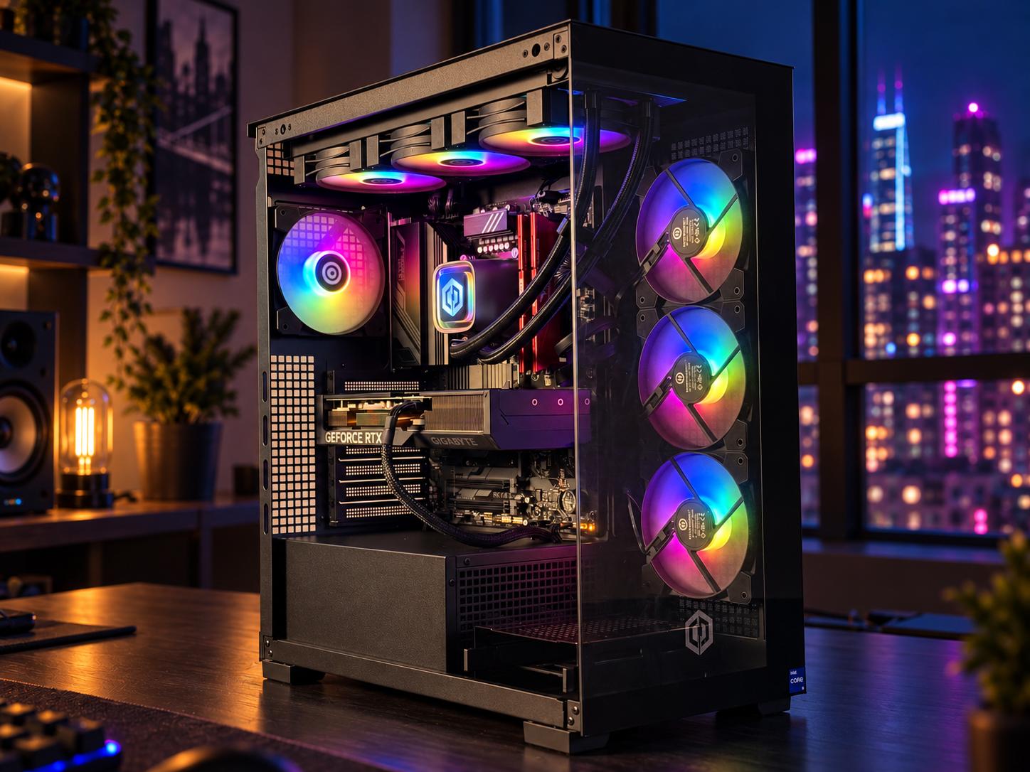 🌈⃤  SPECTRE V2 Gaming PC | RTX 4070 Super | i9-14900KF | 32GB DDR5 | 1TB NVME | WiFi+BT | FREE SHIP