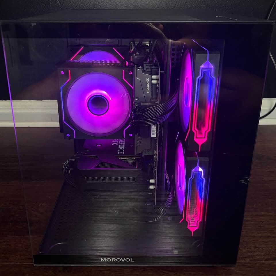 Black Gaming PC (RTX 3060 12GB + AMD Ryzen 5 3600 + 16GB DDR4 + SSD)