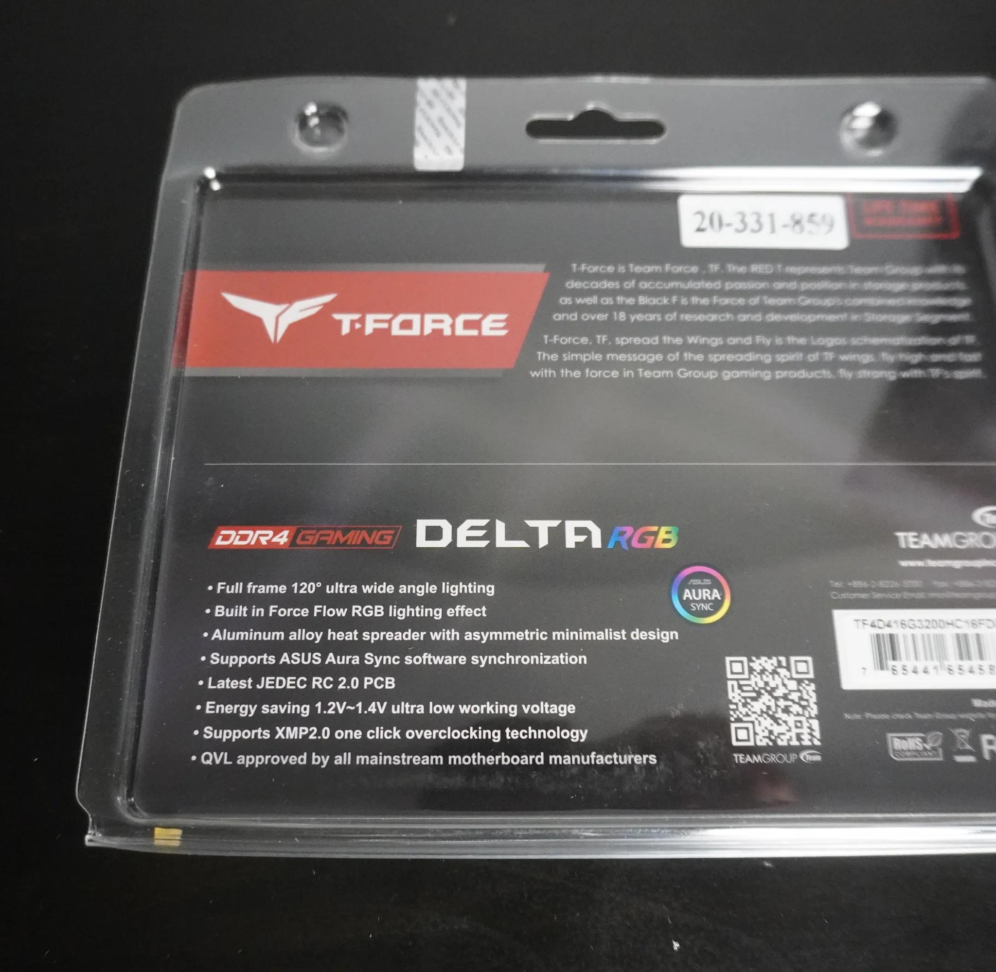 Team T-Force Delta RGB 16GB DDR4 3200 (White)