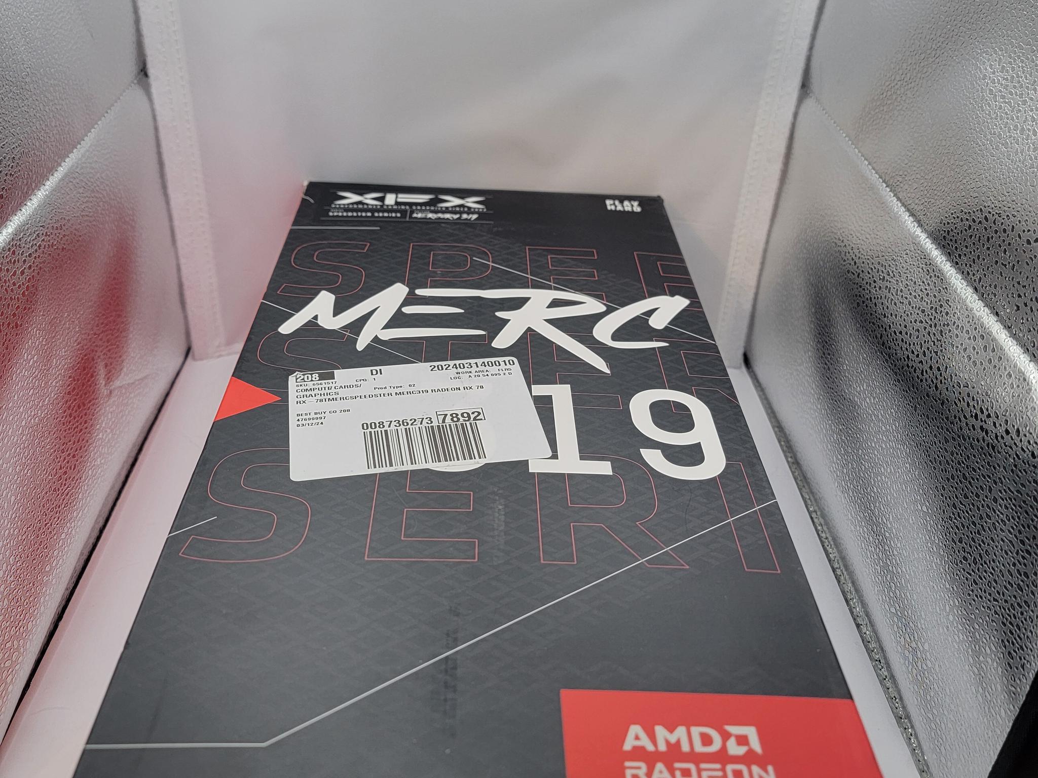 XFX Speedster MERC 319 Radeon RX 7800 XT Black Edition 16GB GDDR6 Graphics Card