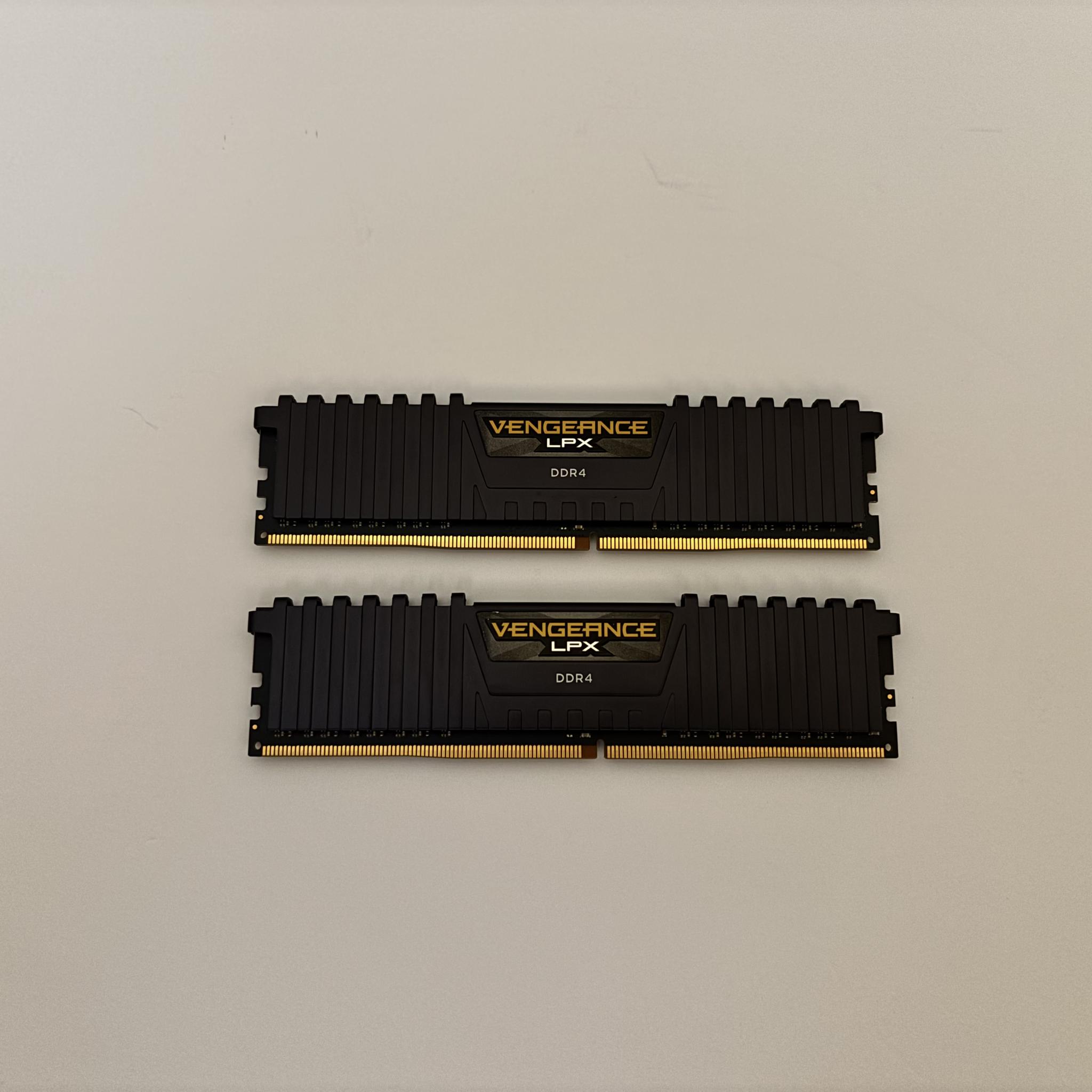 16GB DDR4 Desktop RAM Kit — 2x8GB 3200MHz DIMM