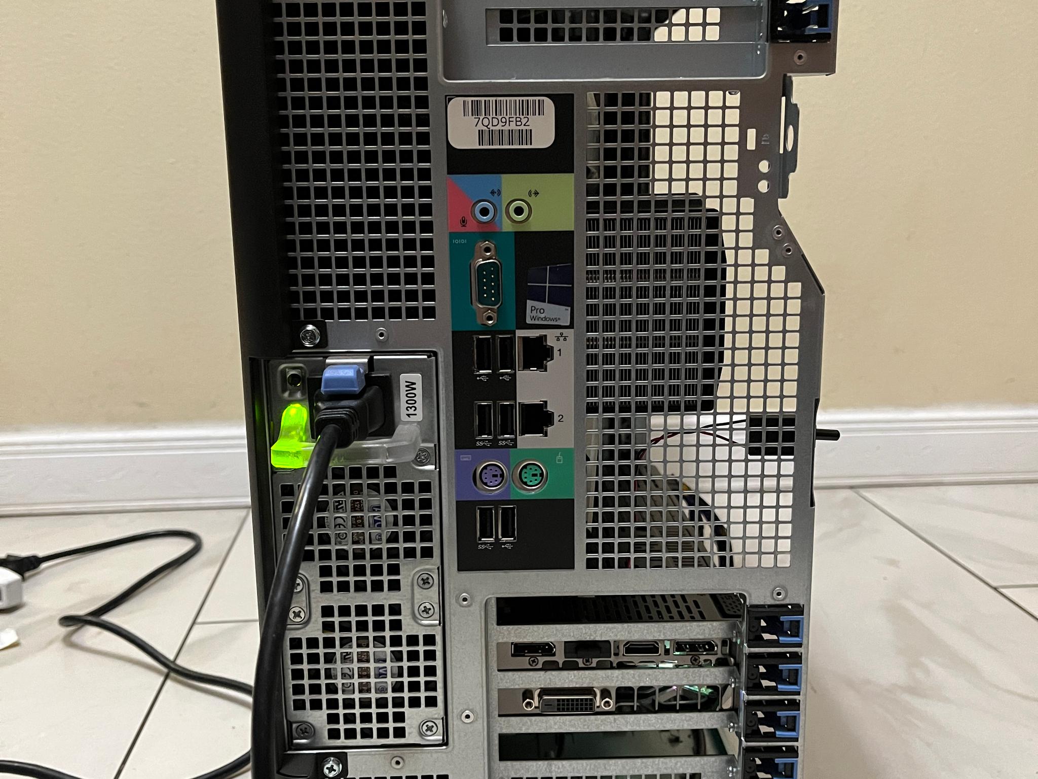 🔥NVIDIA GTX 1080 Ti, Intel Xeon 12 Core (Same as i7), 500 GB SSD, 12 GB RAM, Dell T7910 Gaming PC 🟢🔥