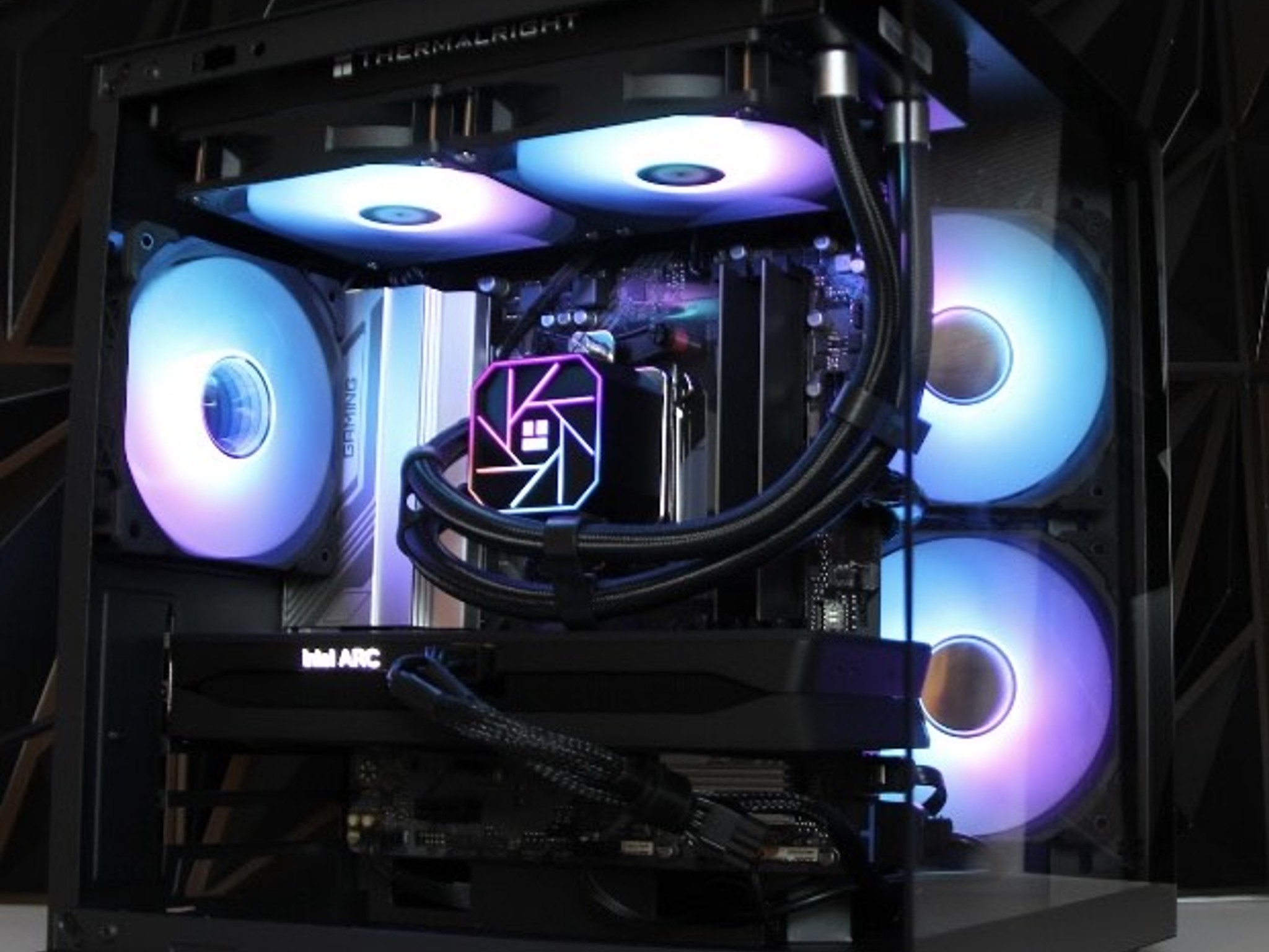 ALL NEW PARTS RYZEN 5 7600X INTEL ARC B580 CLEAN RGB GAMING PC