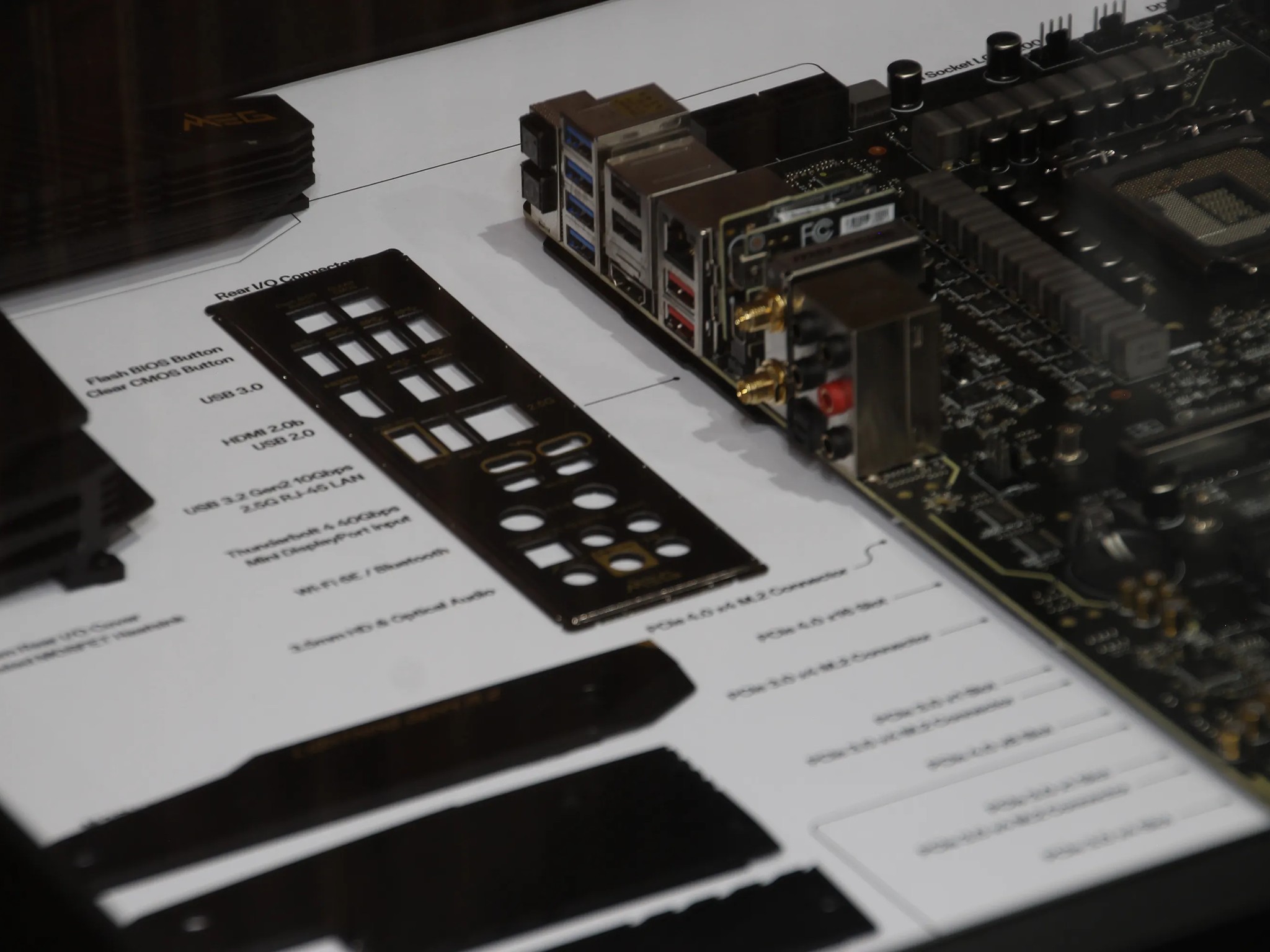 MSI MEG Z590 ACE // Framed Motherboard Wall Art