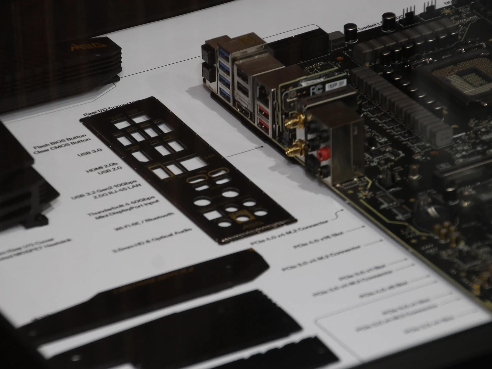 MSI MEG Z590 ACE // Framed Motherboard Wall Art