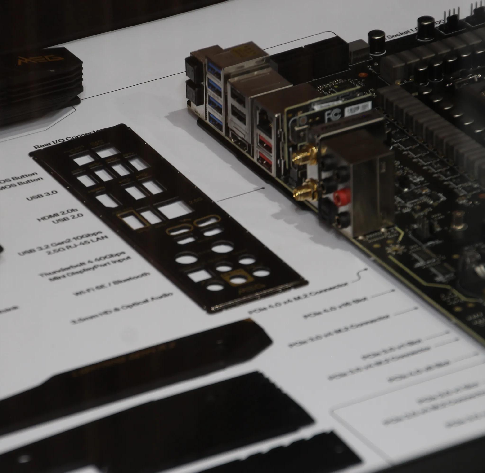 MSI MEG Z590 ACE // Framed Motherboard Wall Art