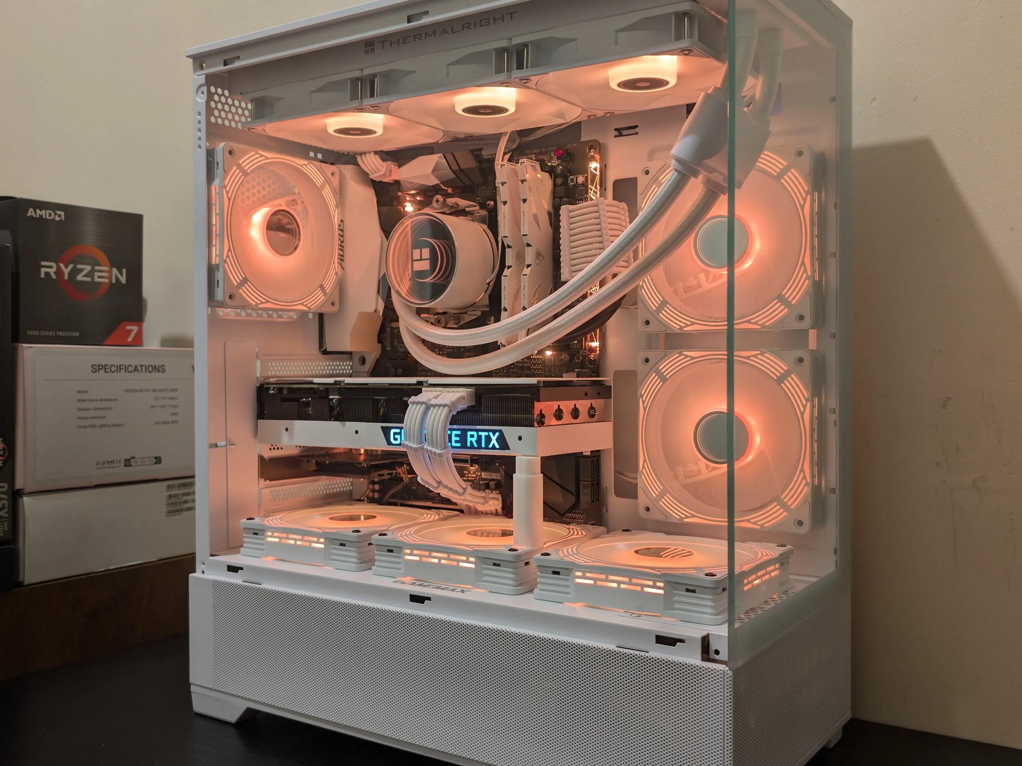 🦢 1440p Gaming Beast | RTX 3080 | Ryzen 7 5800X | 1TB SSD | 32GB RAM | WiFi 6 & Bluetooth 🦢