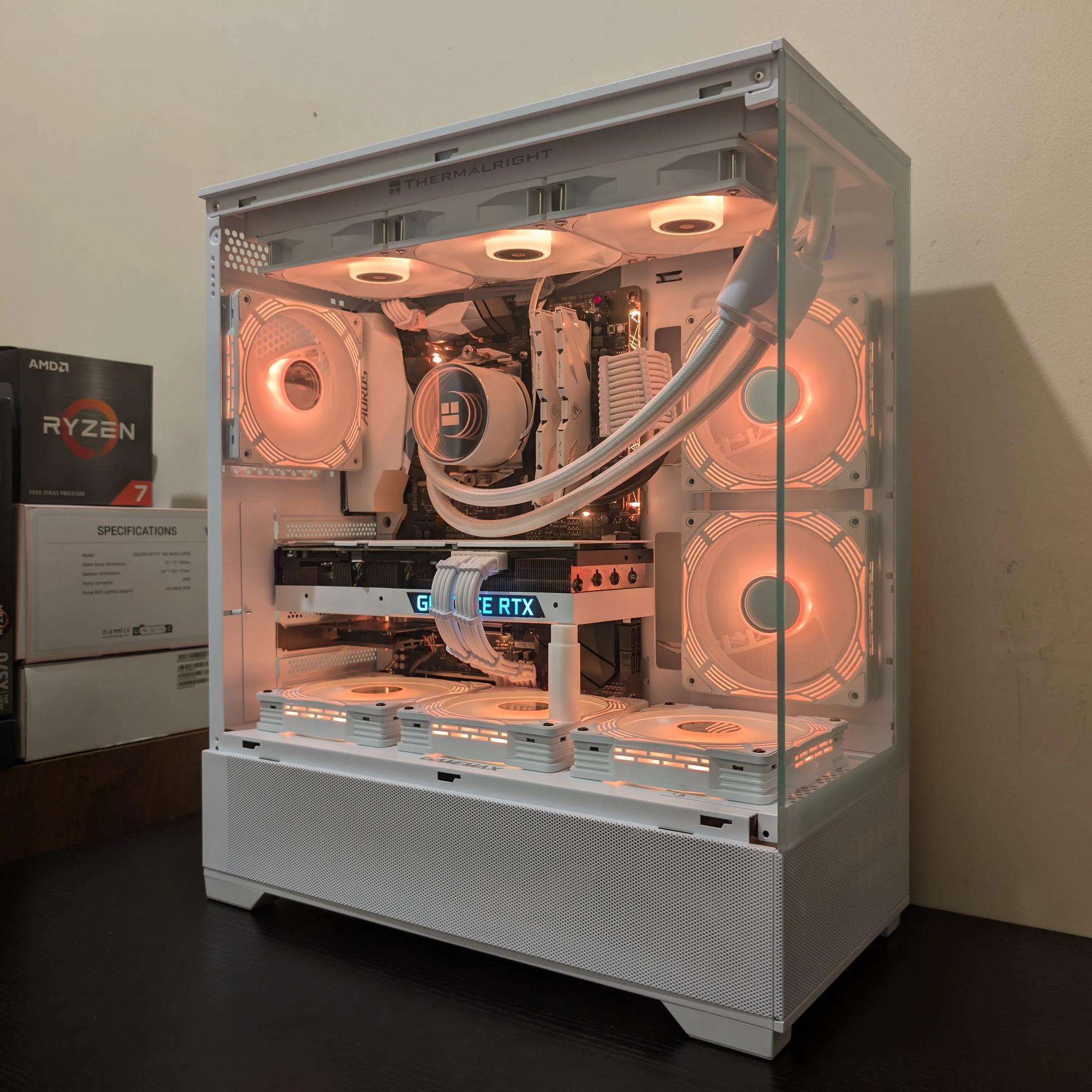 🦢 1440p Gaming Beast | RTX 3080 | Ryzen 7 5800X | 1TB SSD | 32GB RAM | WiFi 6 & Bluetooth 🦢