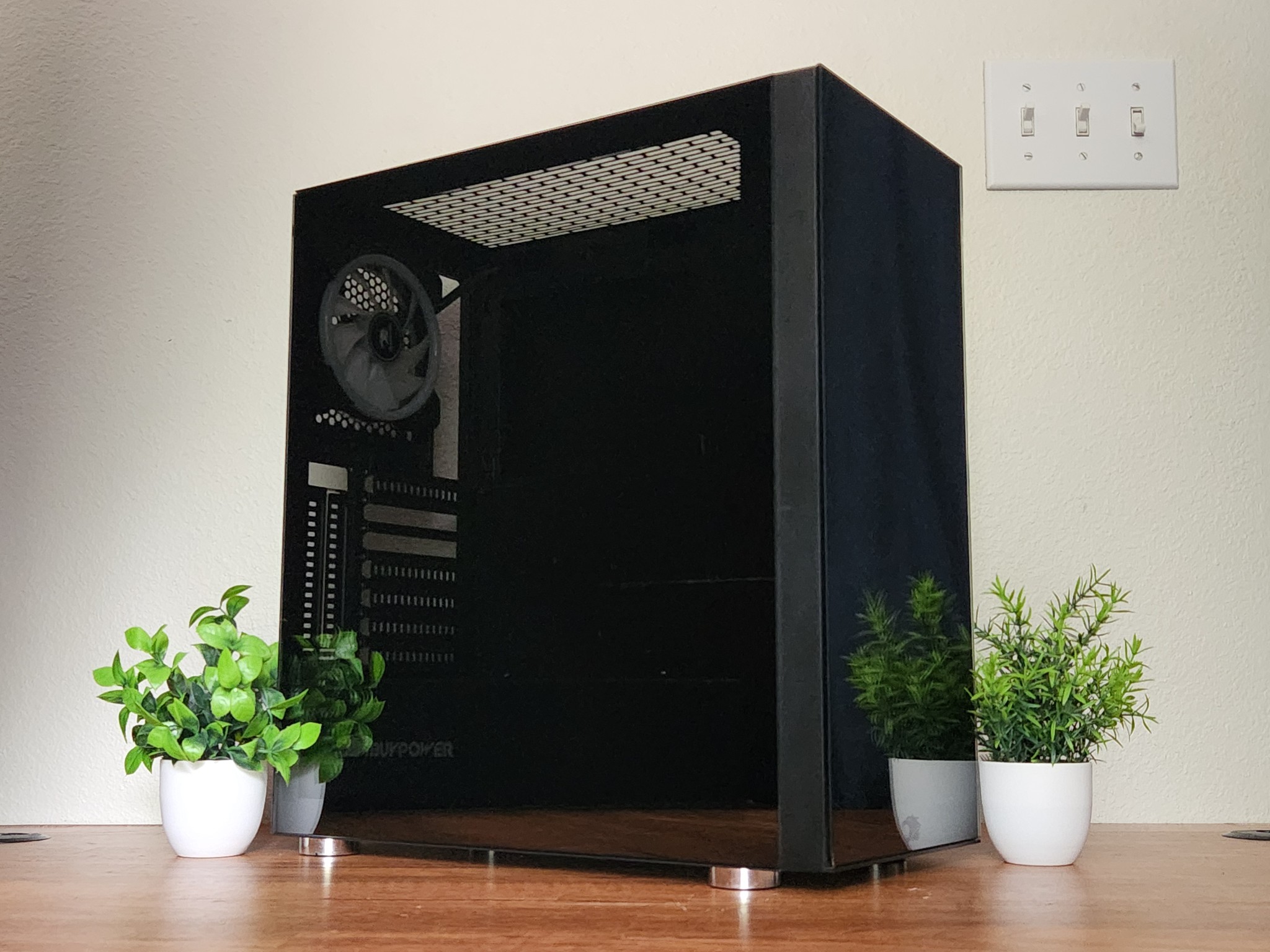 iBuyPower PC Case | 4x Fans Preinstalled | ATX | Mid-Tower | Screws Included