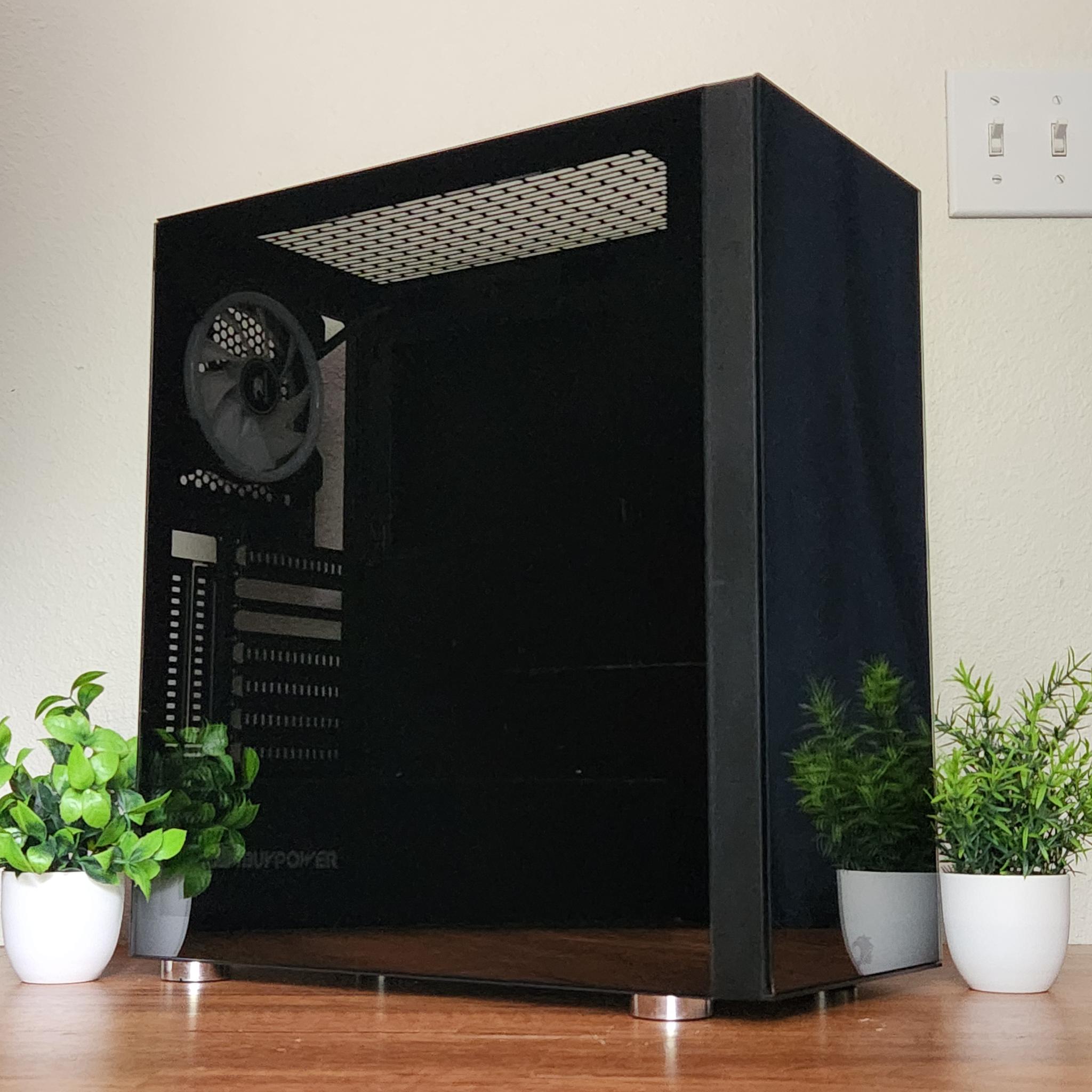 iBuyPower PC Case | 4x Fans Preinstalled | ATX | Mid-Tower | Screws Included