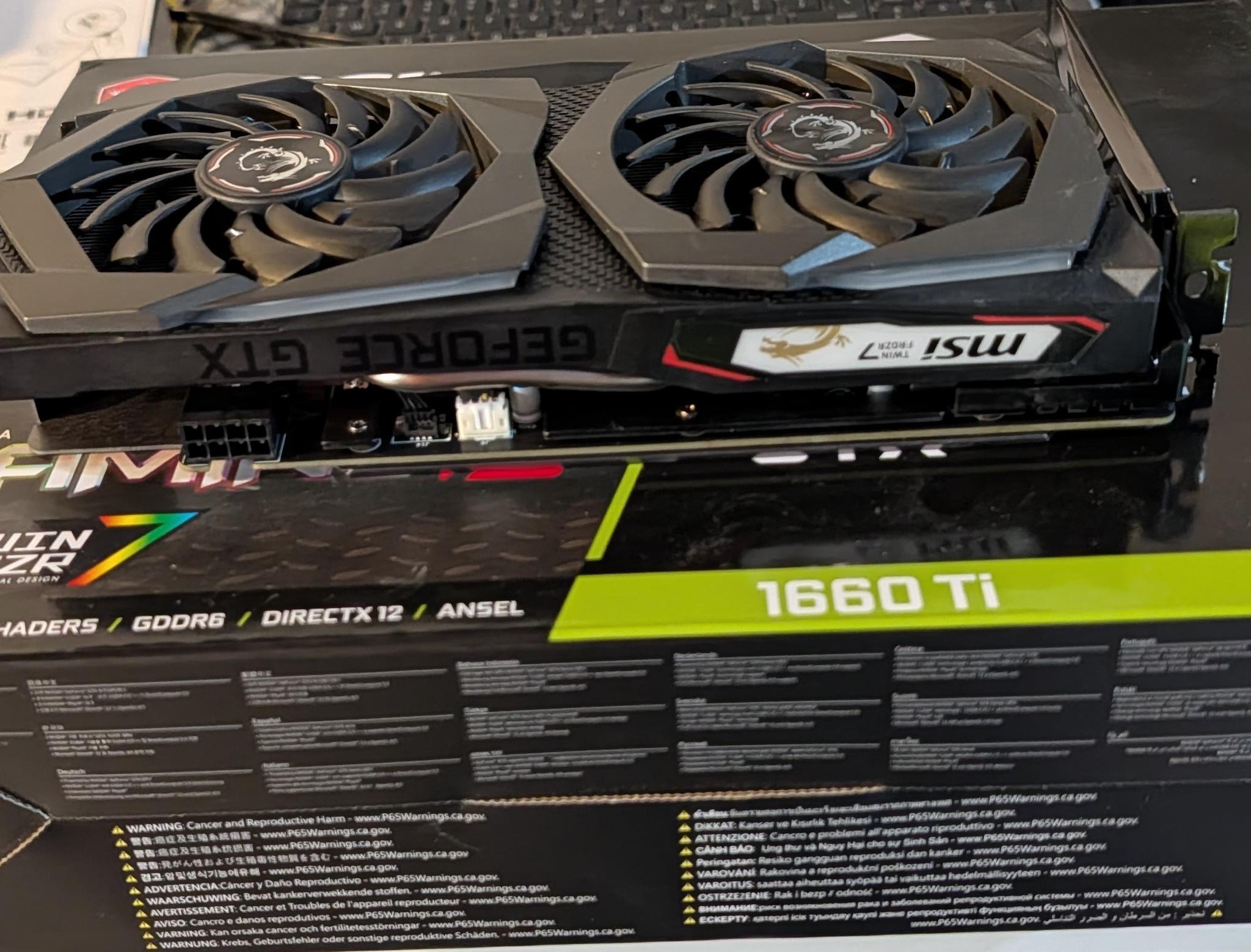 GTX 1660 Ti GAMING X 6G MSI