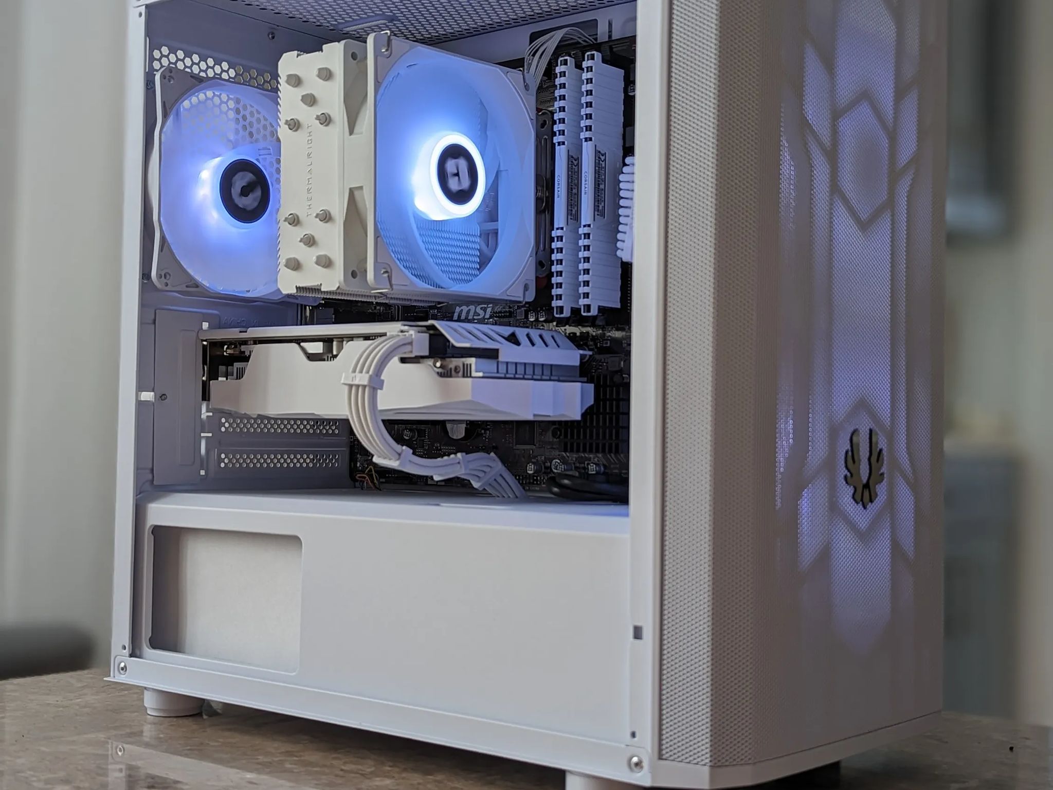 Ryzen 5 2600, RX 5500XT White Gaming/Streaming PC