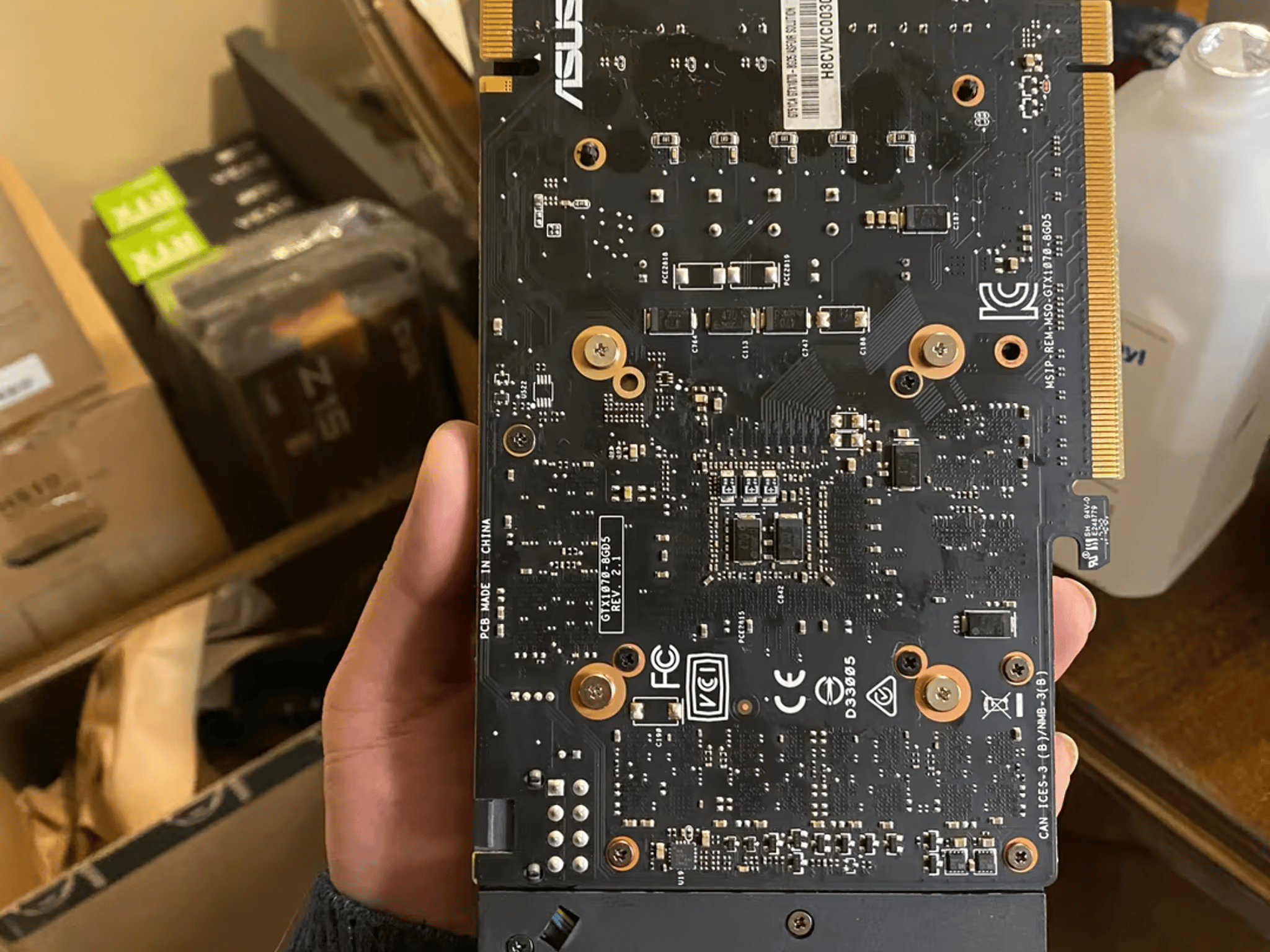 ASUS GTX 1070 Blower Style Cooler