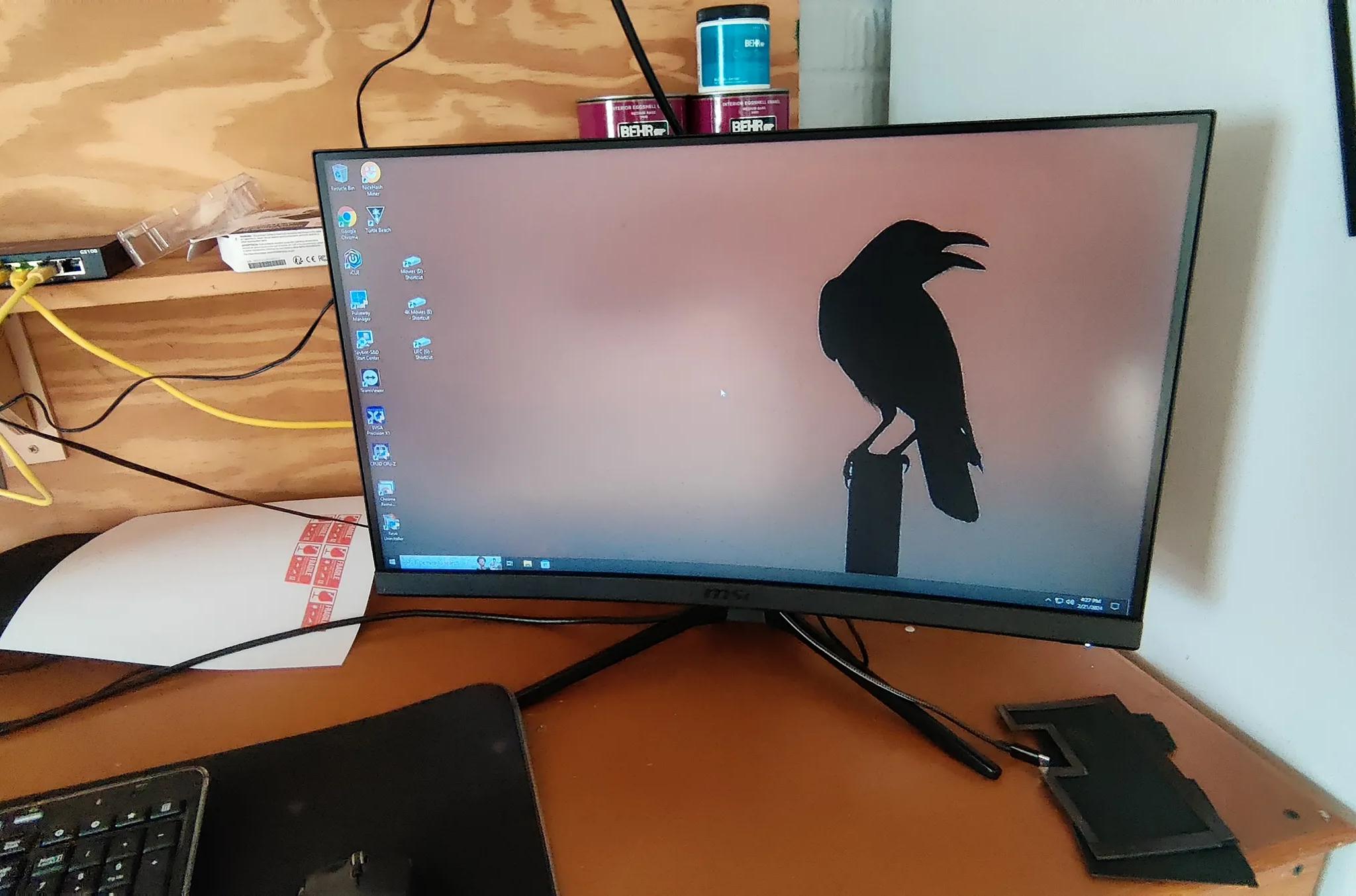 MSI 27 curved monitor 120hurts.lol