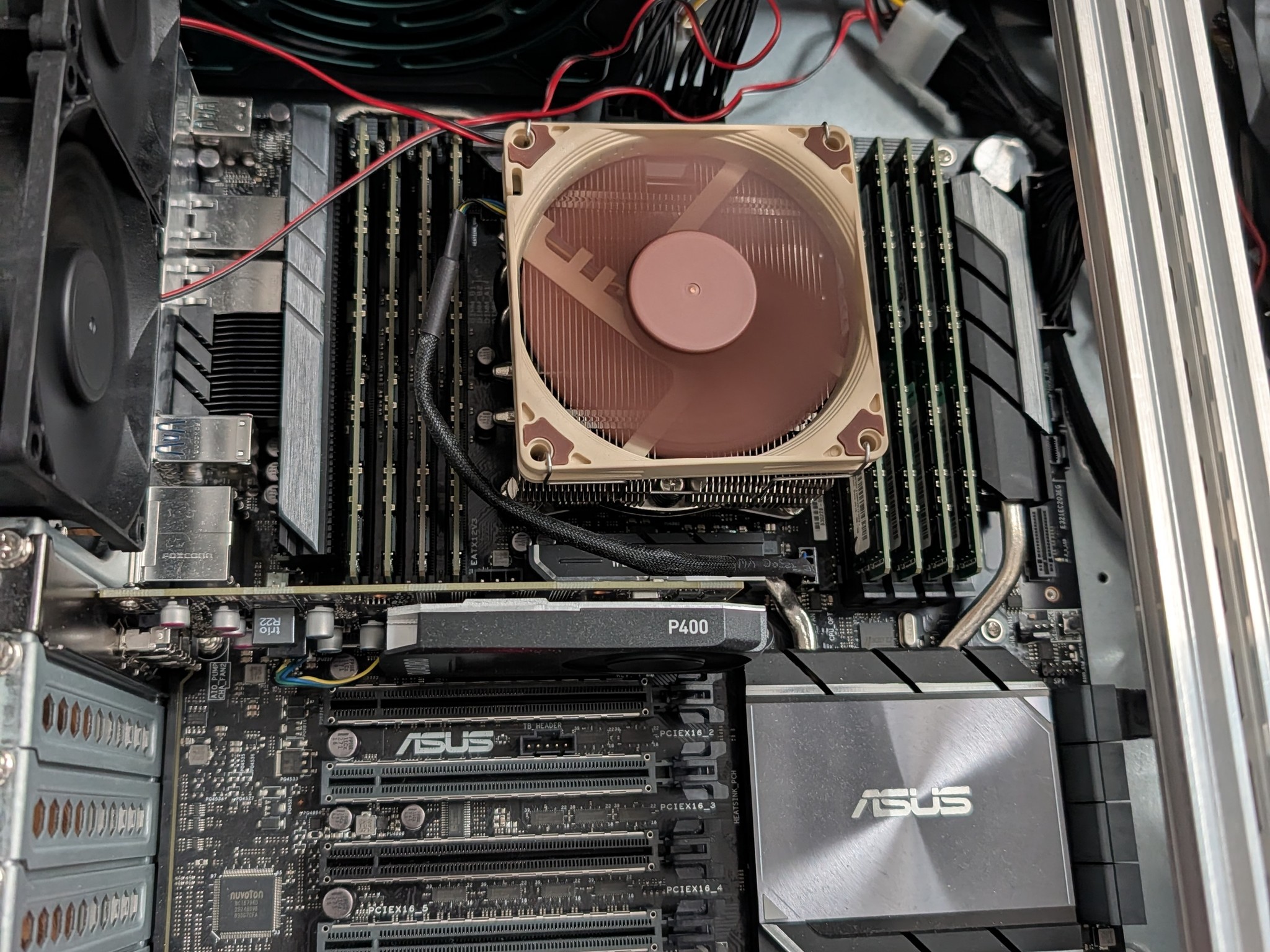 Custom Homelab Server Rosewill Xeon W-2135 128GB DDR4 Dual 10GbE 5TB 1000W