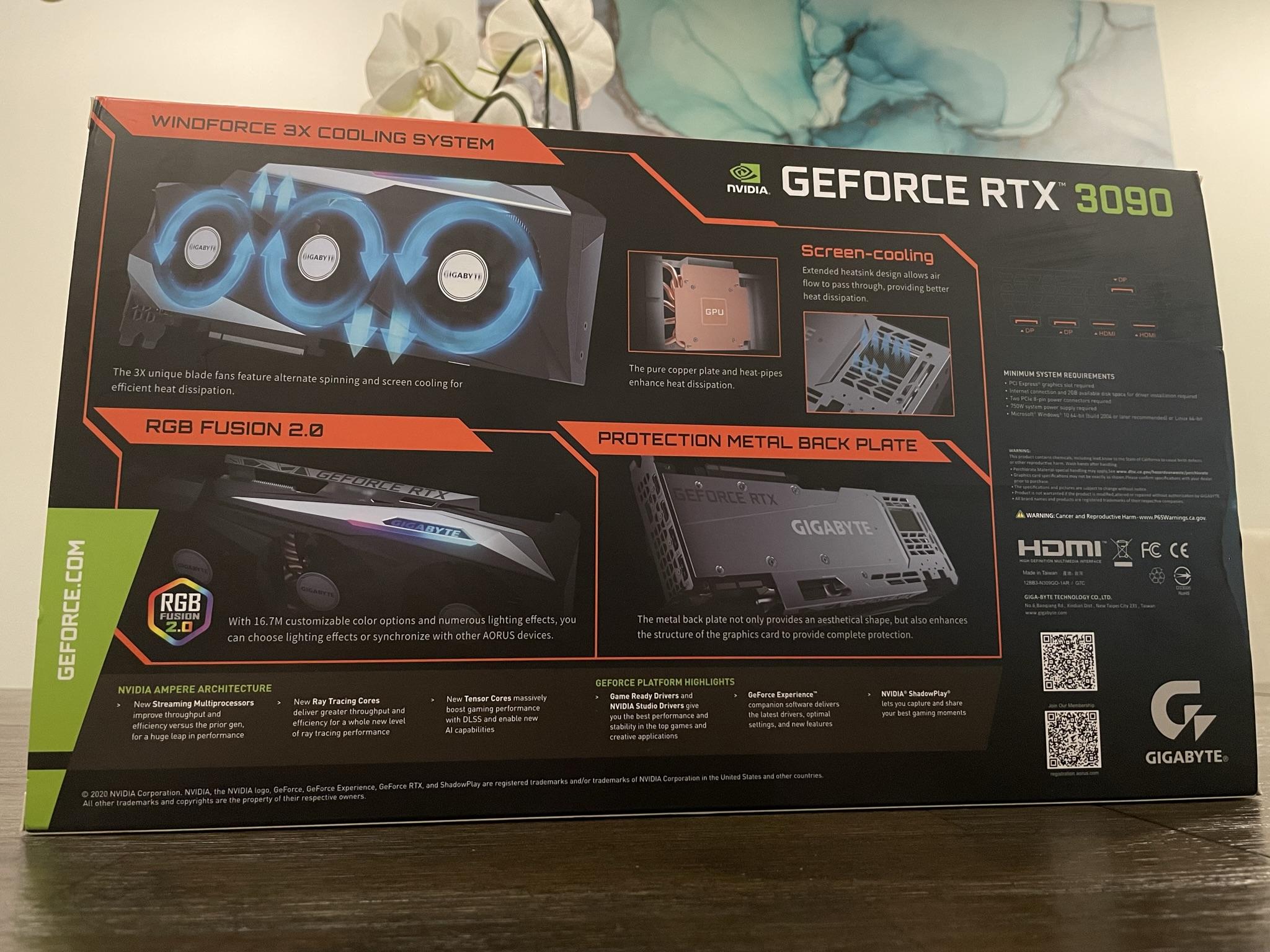Gigabyte RTX 3090 Gaming OC 24GB
