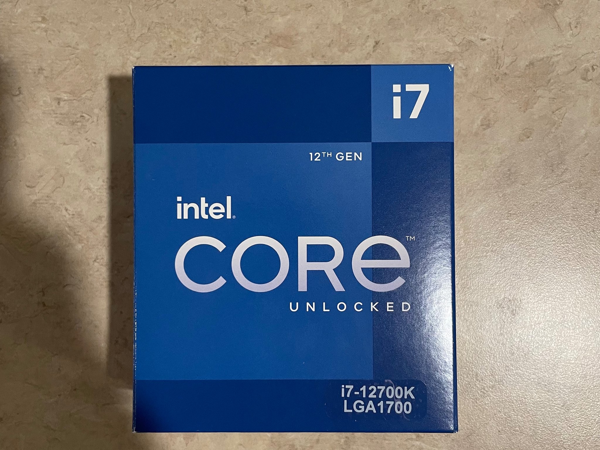 Intel Core i7 12700k Processor - Brand New Open Box