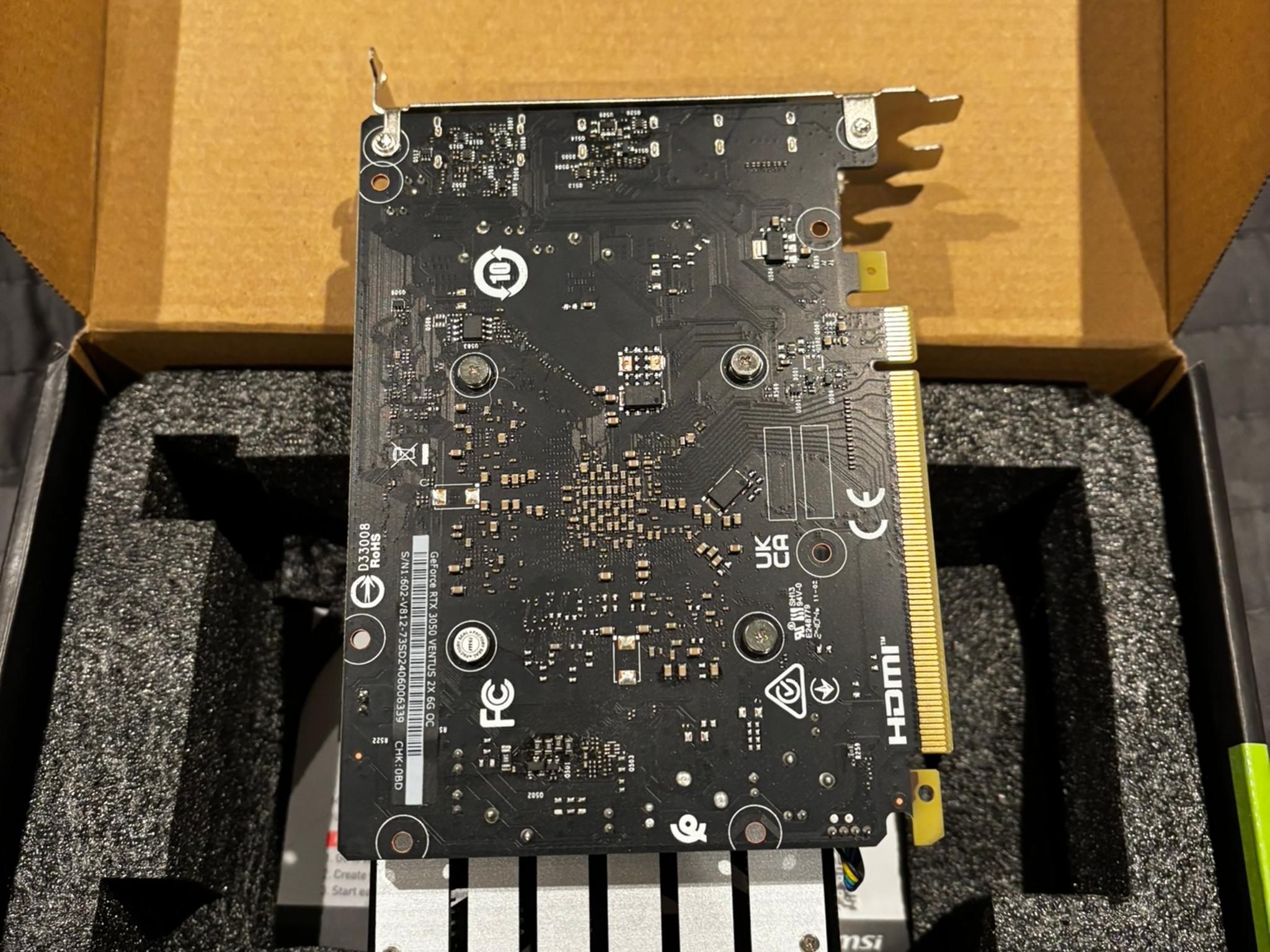 MSI VENTUS 2X OC GeForce RTX 3050 6GB