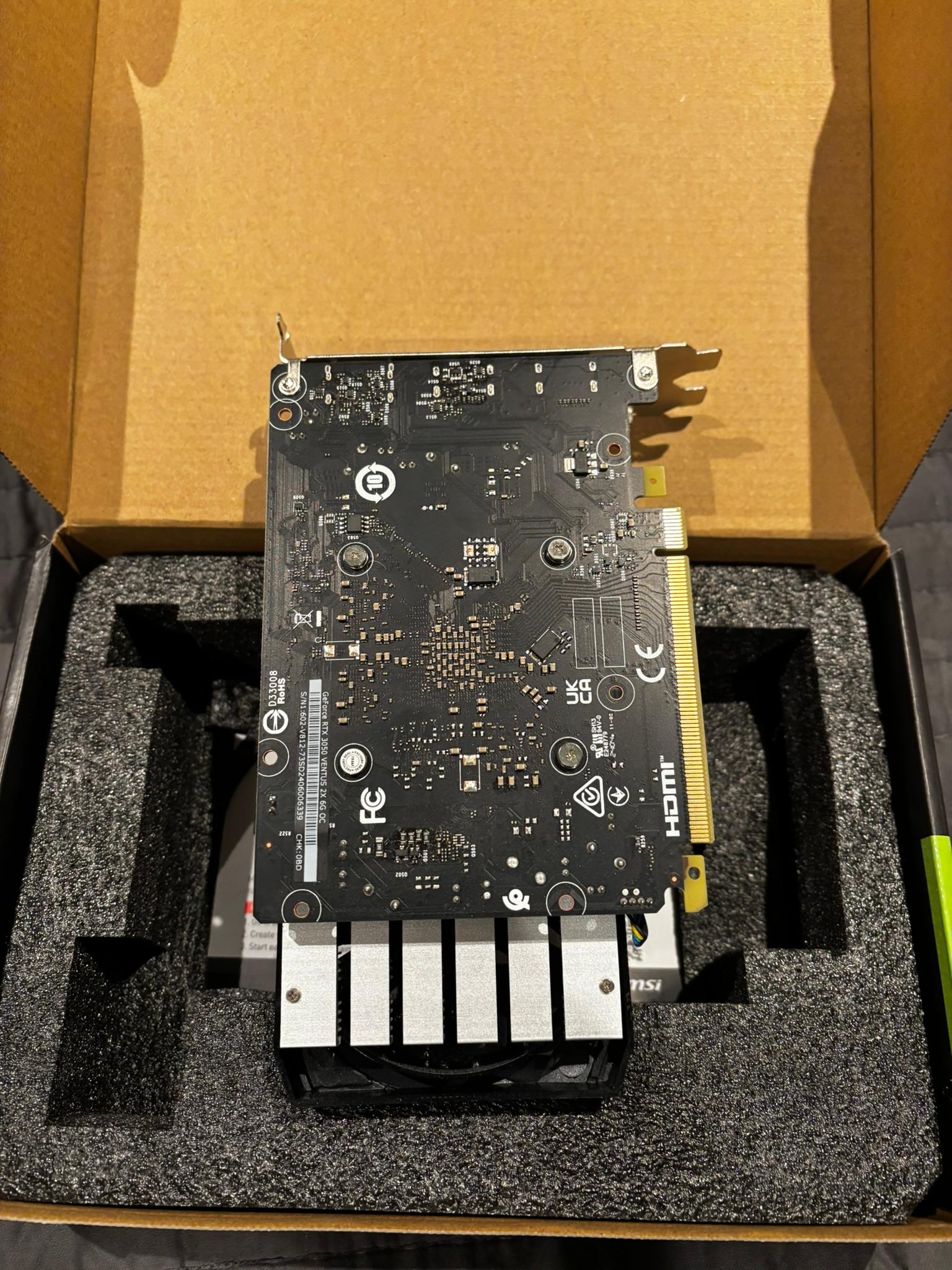 MSI VENTUS 2X OC GeForce RTX 3050 6GB